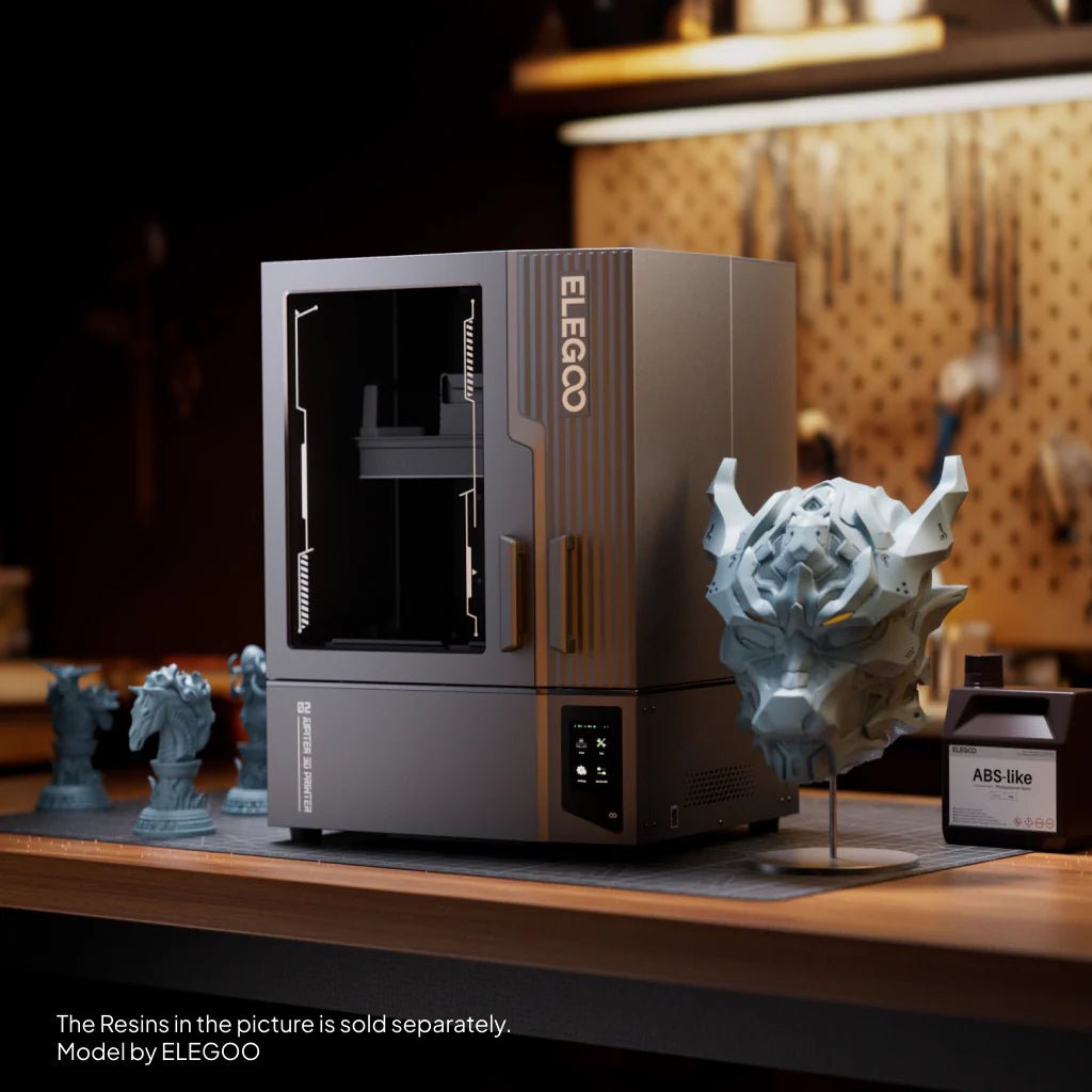 ELEGOO Jupiter 2 Large-Format 16K Resin SLA 3D Printer - West3D 3D Printing Supplies - ELEGOO