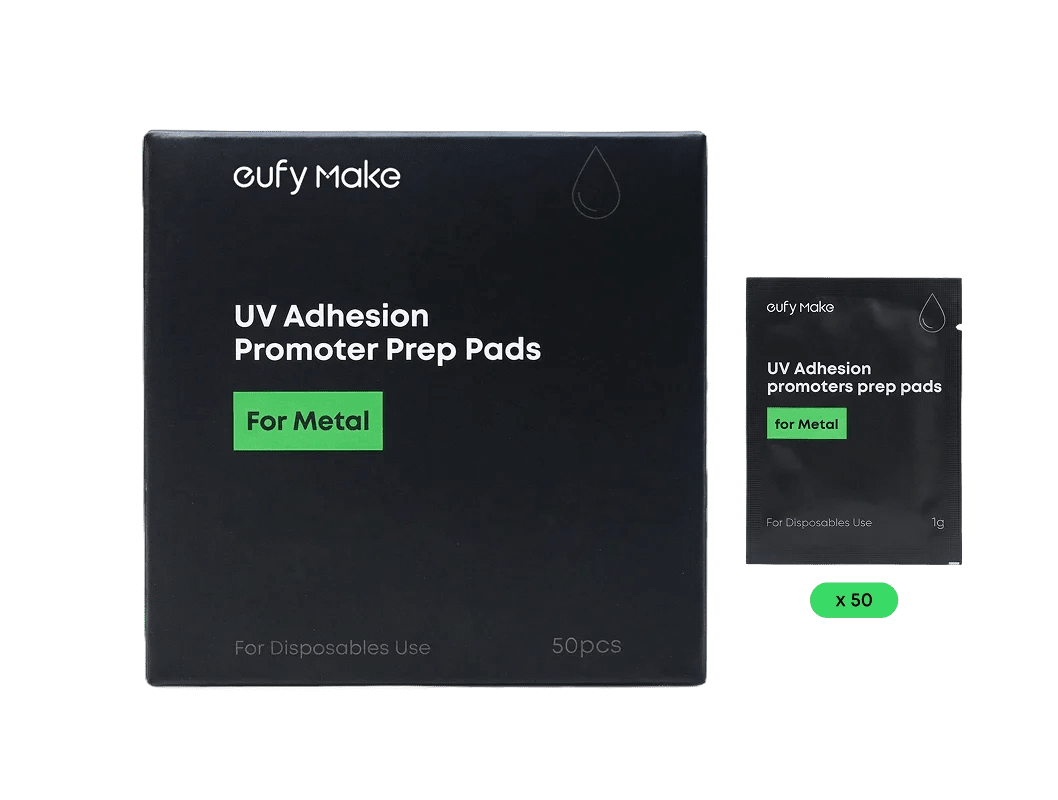 eufyMake UV Adhesion Promoter Prep Pads for Metal – 50 Pack - West3D 3D Printing Supplies - eufyMake