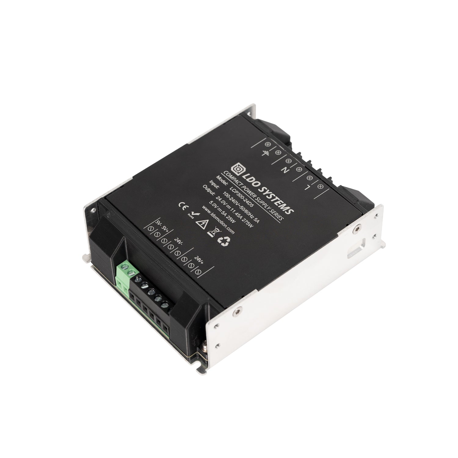 LDO LCP300 - 24D5 300W 24V and 5V Compact Power Supply (PSU) - West3D 3D Printing Supplies - LDO Systems