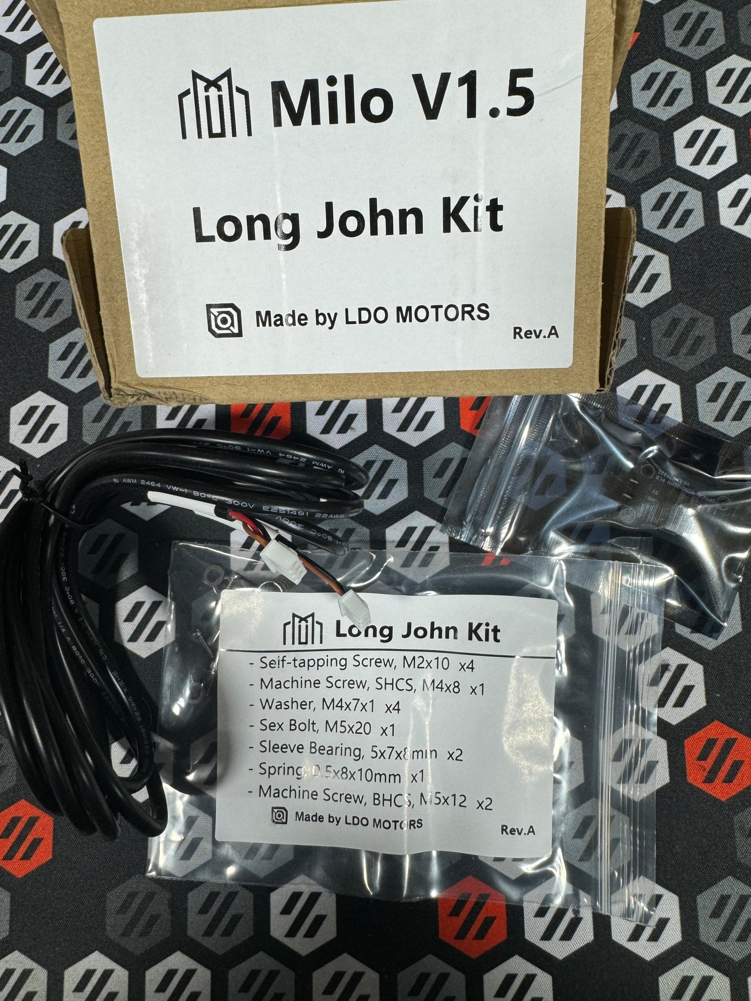 Long John Kit for Milo V1.5 CNC Machine (LDO & Millennium Machines) - West3D 3D Printing Supplies - LDO Motors