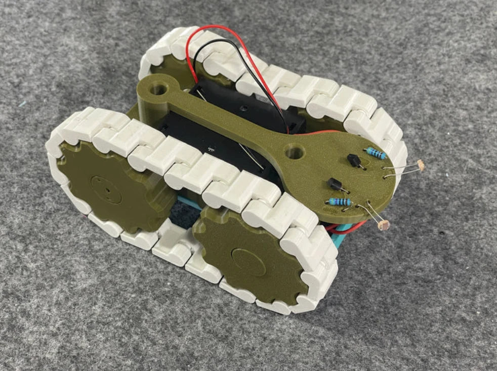 Light Seeking Rover 3D Printing Project by PrintKits
