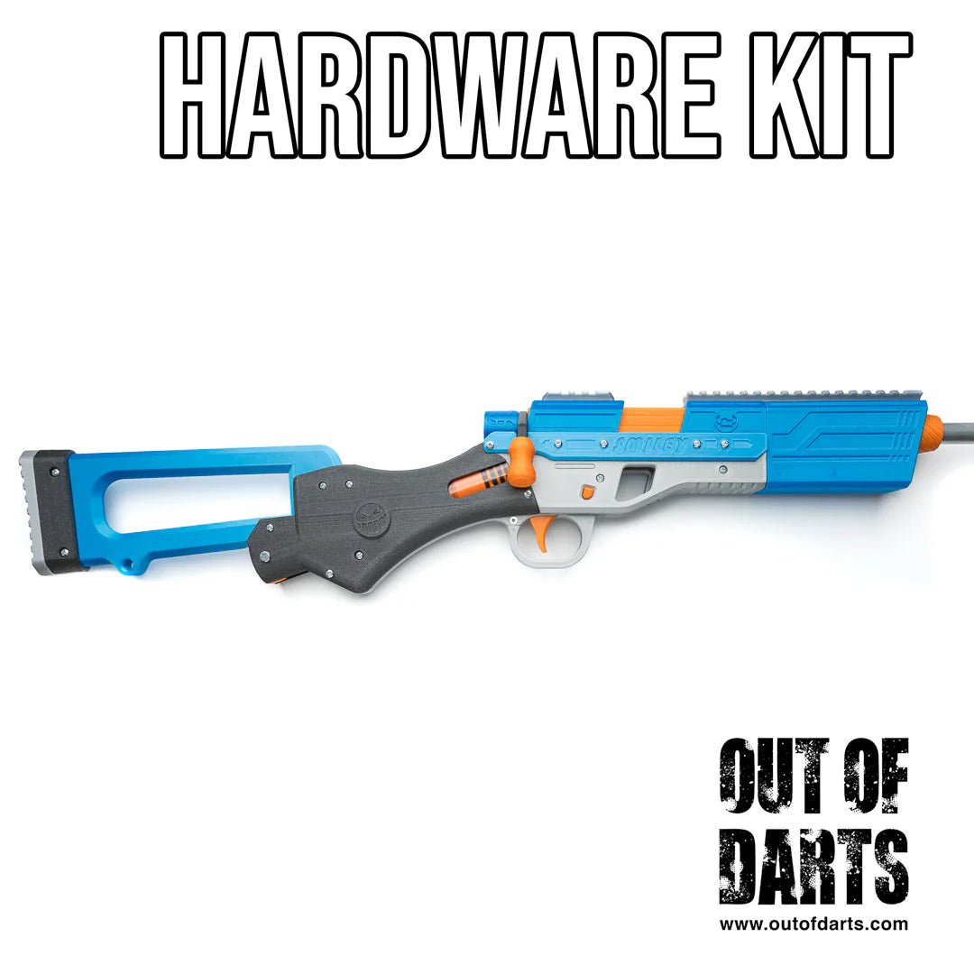 Mighty Shrub SMILEY Hardware Kit - Dart Blaster - West3D 3D Printing Supplies - Out of Darts