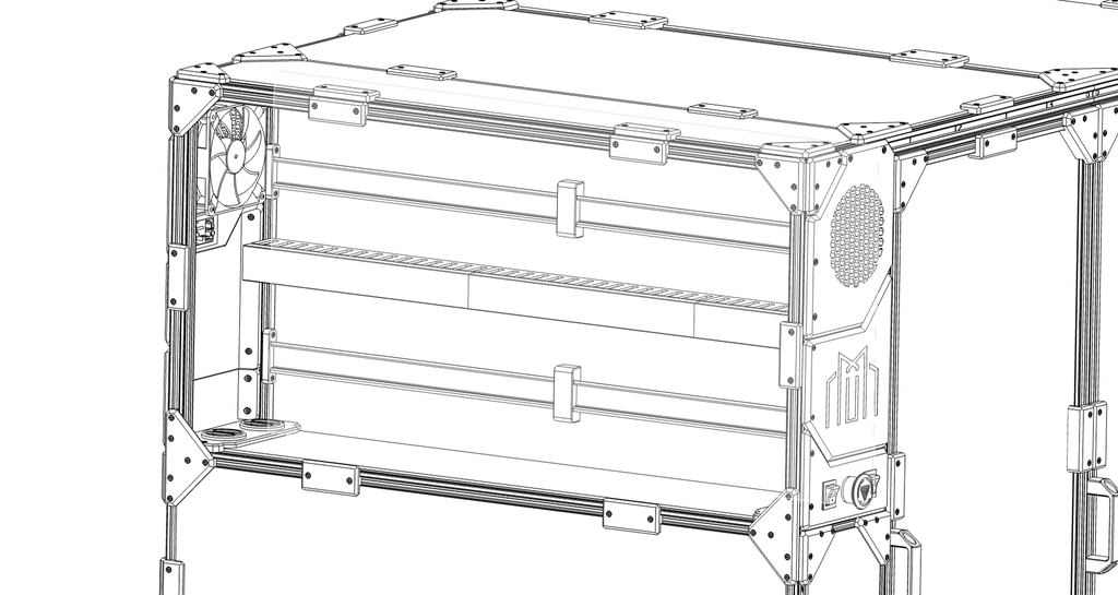 Milo Casa Enclosure Kit by LDO Motors - Limited Pre - Sale Release for Milo CNC - Deposit - West3D 3D Printing Supplies - LDO Systems