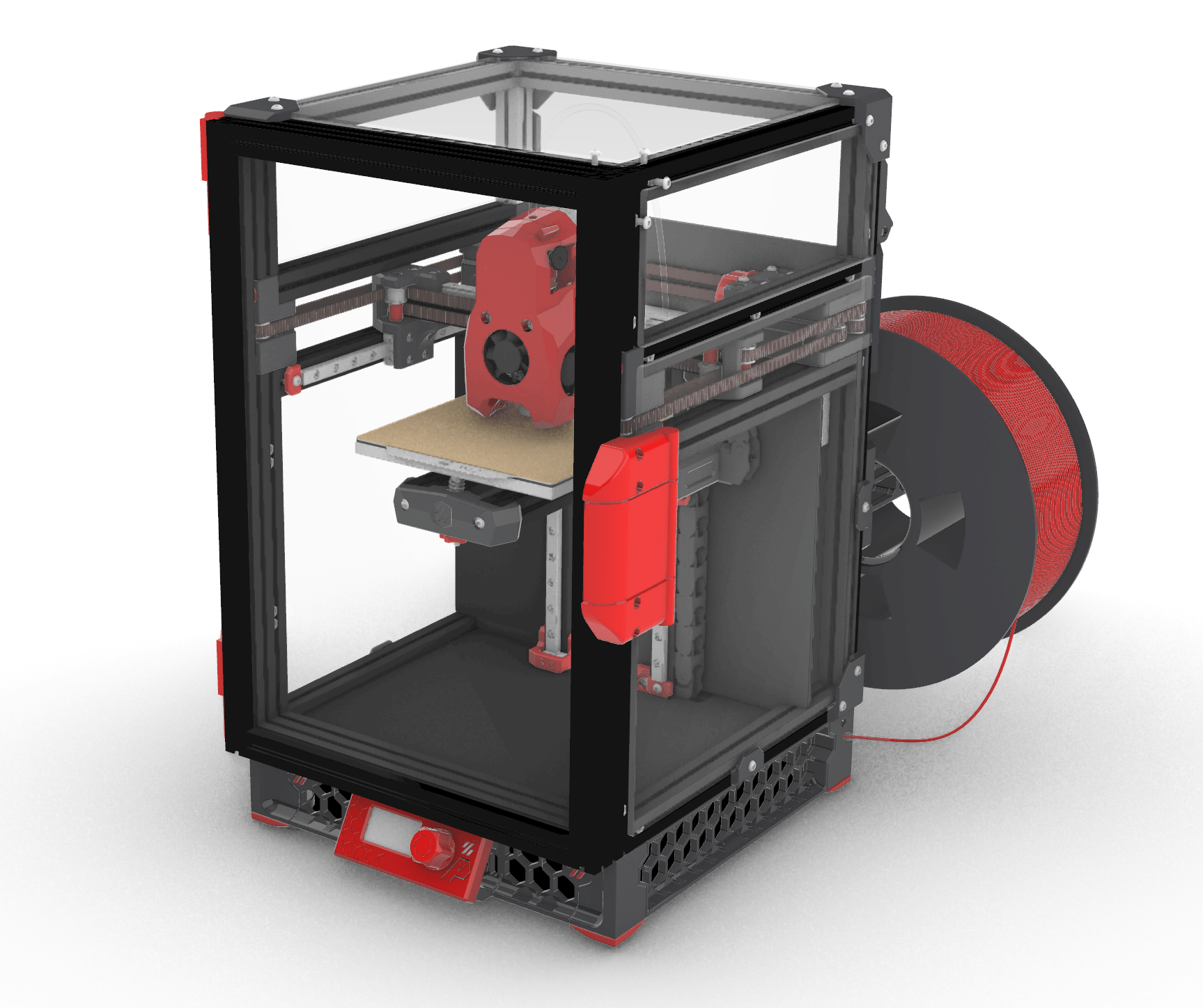 Mini-Fridge (Clicky-Clack) Door Kit for Voron V0.2 (LDO) - by TheVoronModder, Presented by West3D - West3D 3D Printing Supplies - LDO Motors