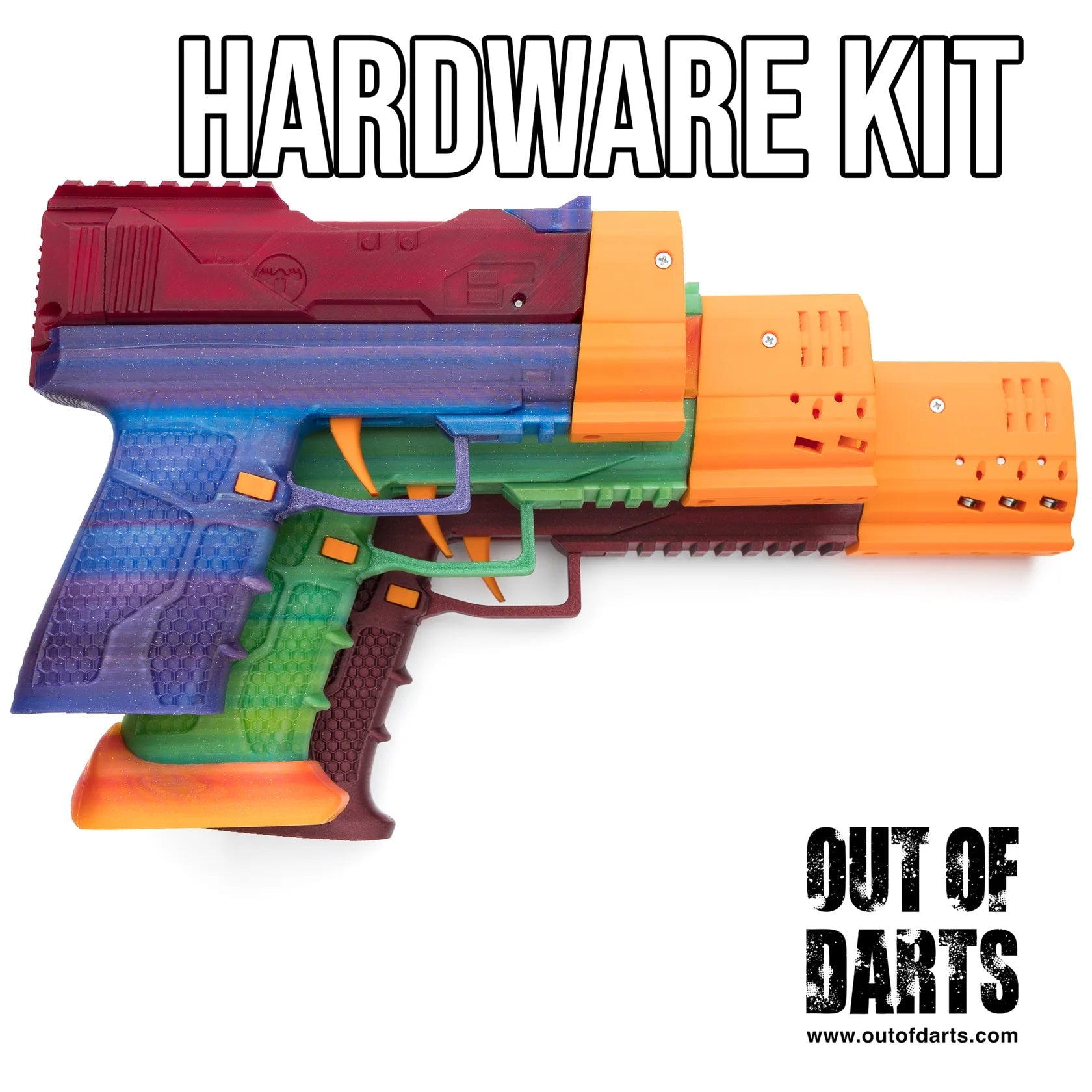 Misplaced Moose 31K Dart Blaster Hardware Kit (31K - L) - West3D 3D Printing Supplies - Out of Darts