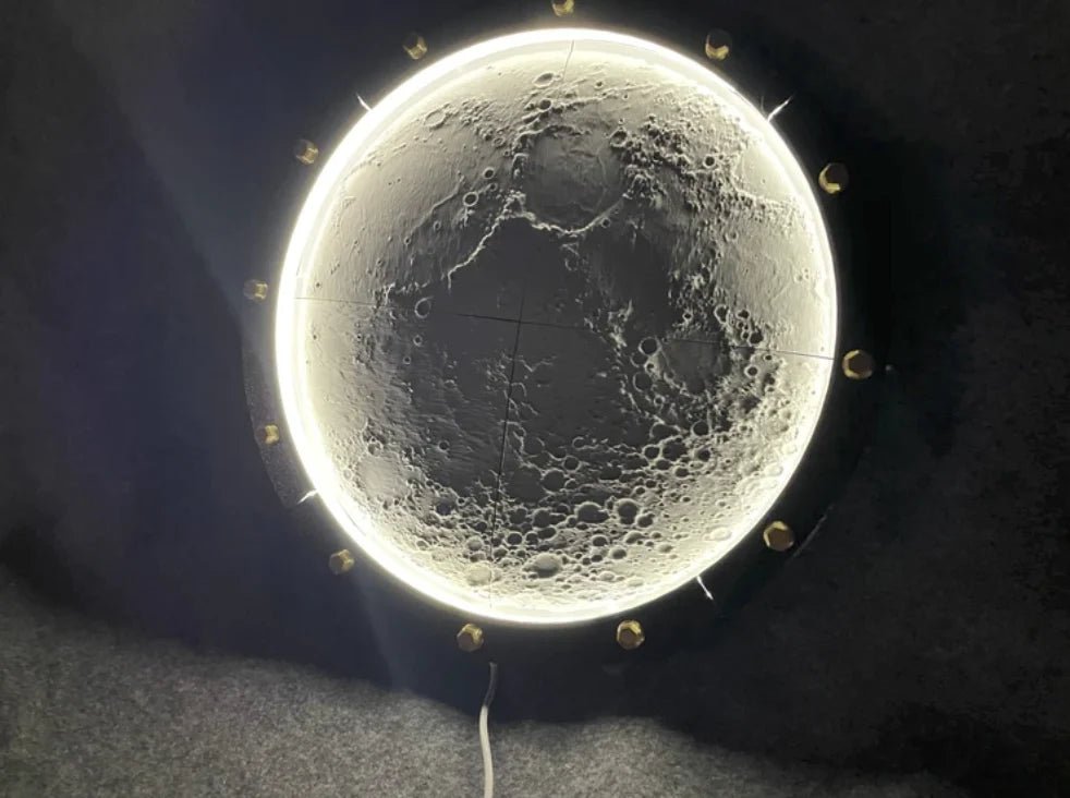 Moon Lamp 3D Printing Project Kit by PrintKits - West3D 3D Printing Supplies - PrintKits