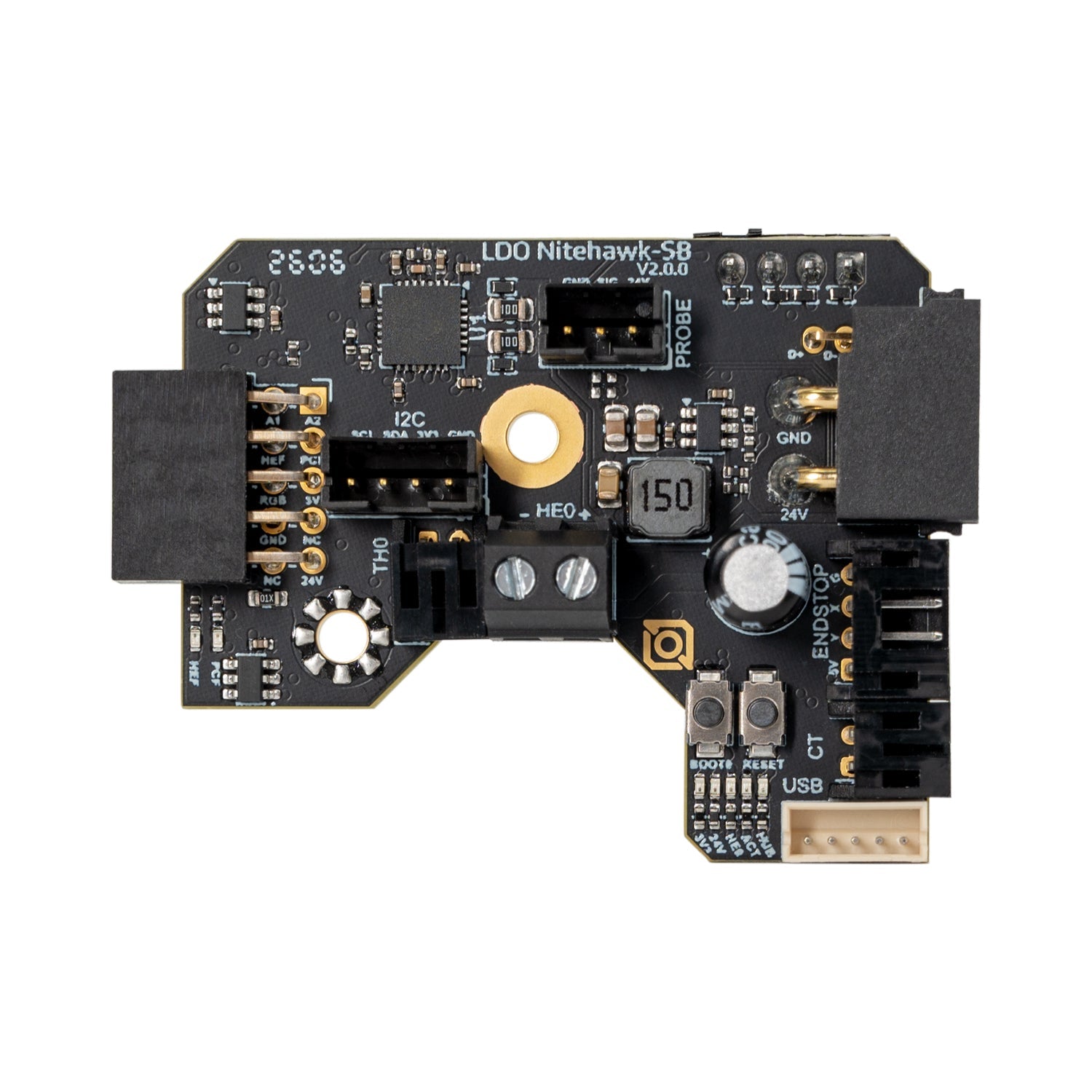 【yokko】MINDSURFBOARD / BLACK TWIN PIN 2-piece Hartk Stealthburner Toolhead PCB by LDO Motors