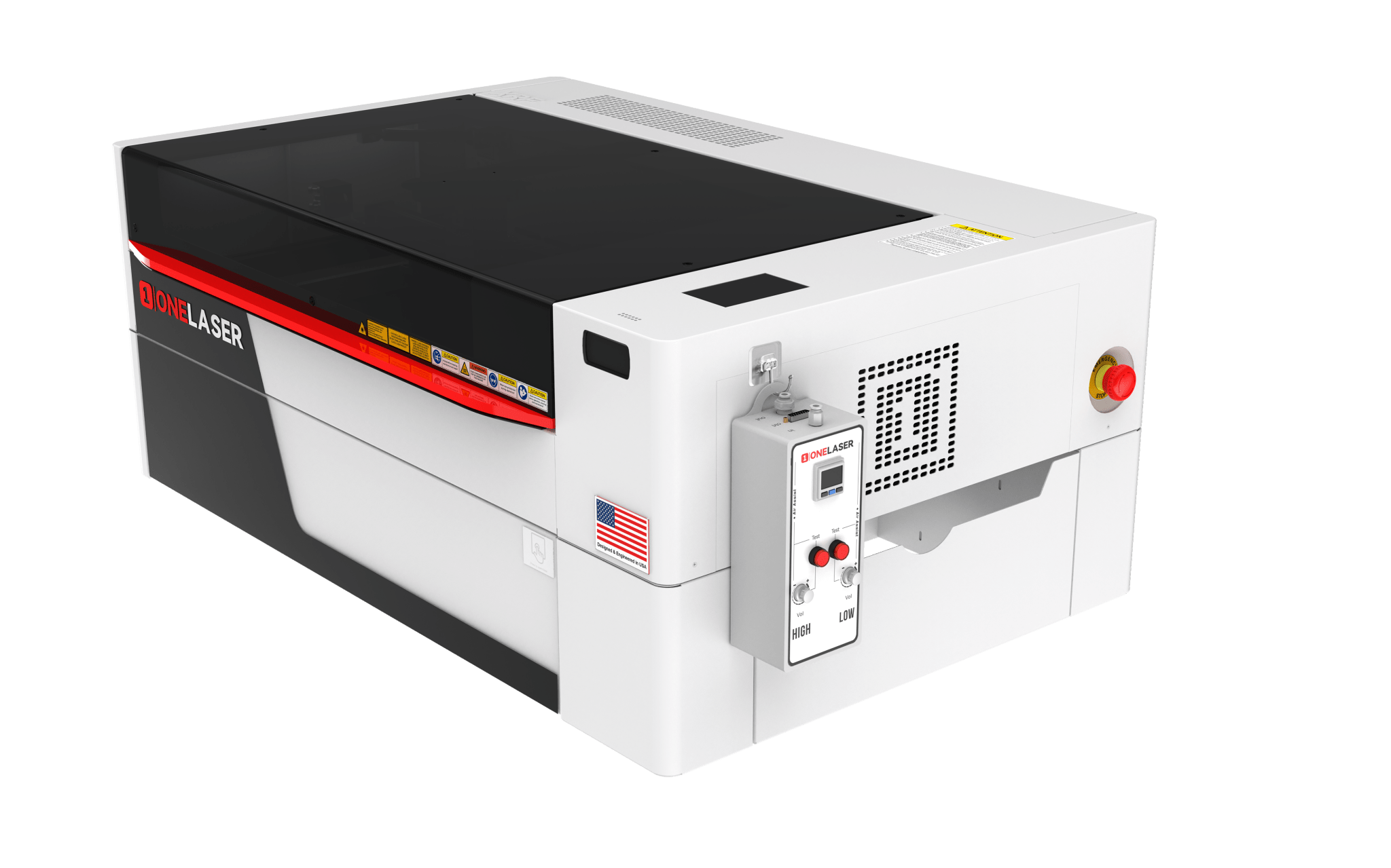 OneLaser Air Assist Control, Automated Dual-Mode Airflow with Real-Time Pressure Monitoring - West3D 3D Printing Supplies - OneLaser