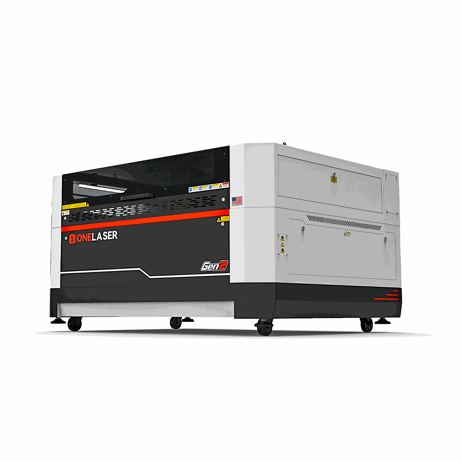 OneLaser Hydra™ 13 Gen2 - CO₂ Glass/RF Industrial Hybrid Laser Engraver - West3D 3D Printing Supplies - OneLaser