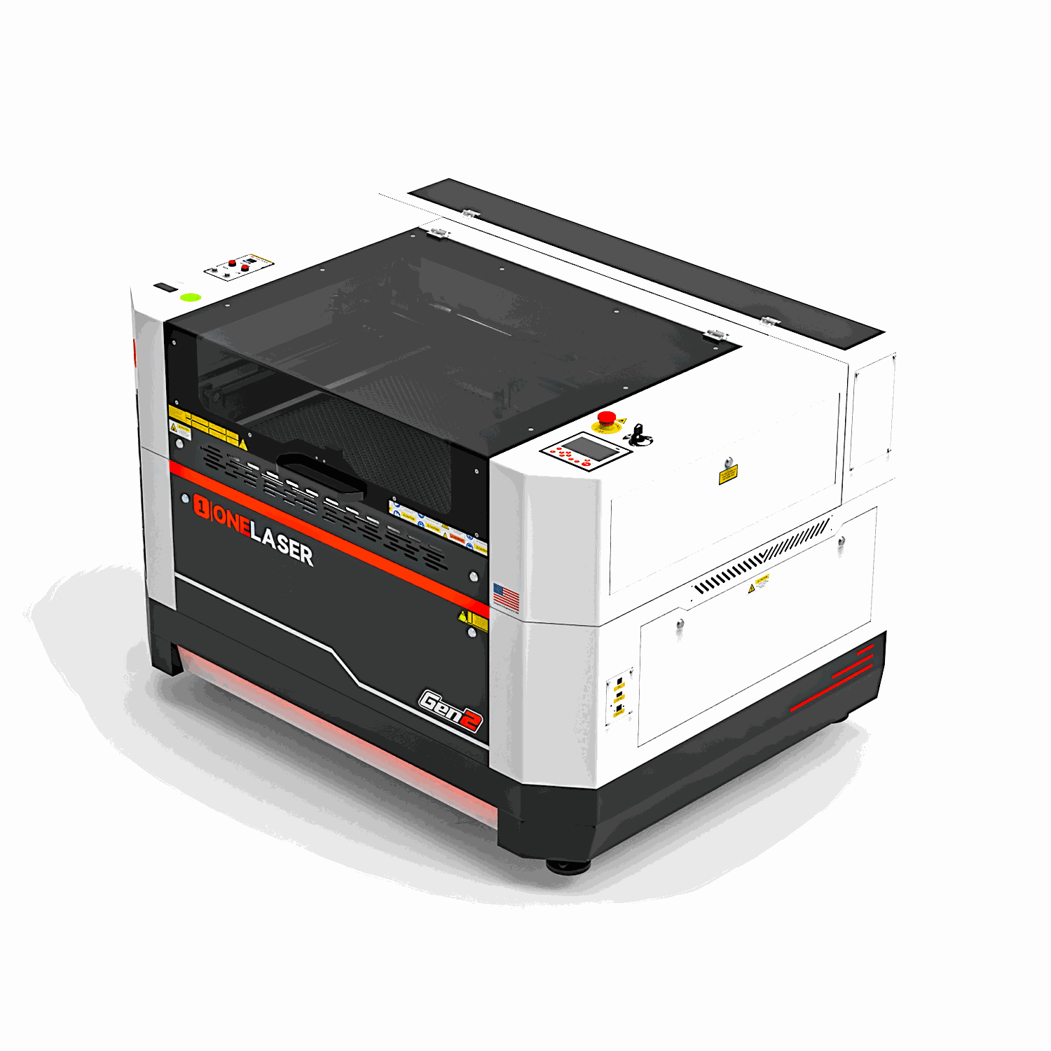 OneLaser Hydra™ 9 Gen2 - CO2/RF Industrial Hybrid Laser Engraver - West3D 3D Printing Supplies - OneLaser