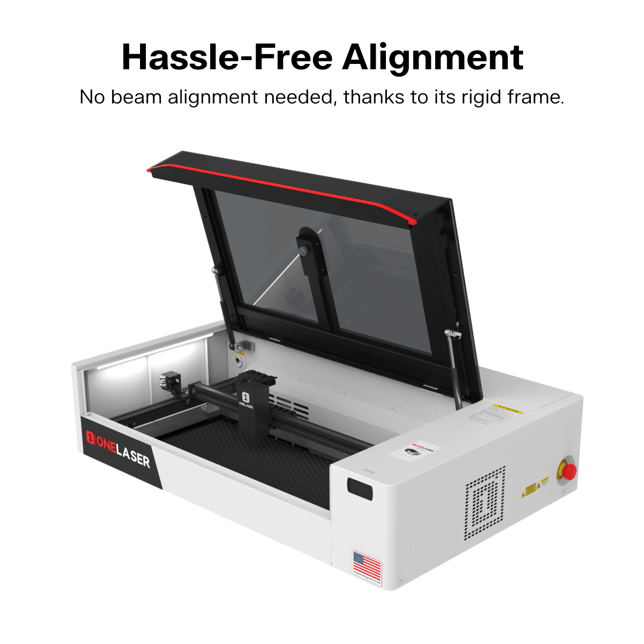 OneLaser XRF™ Performance Desktop Laser Engraver (38W RF) - West3D 3D Printing Supplies - OneLaser