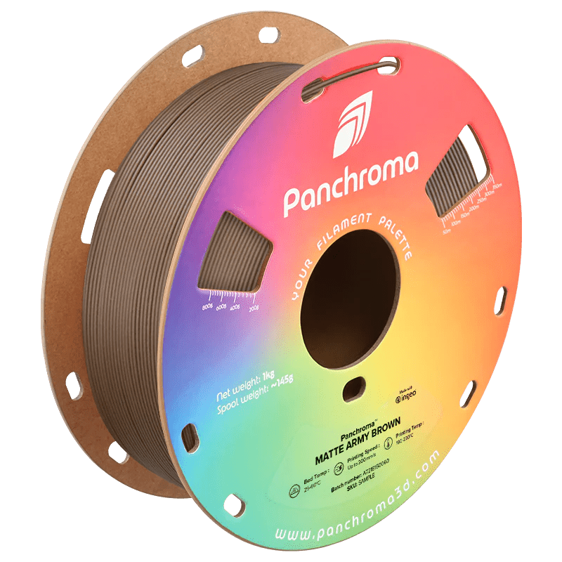 Panchroma™ Matte (Formerly PolyTerra) PLA 3D Printer Filament 1KG 1.75mm - West3D 3D Printing Supplies - Polymaker