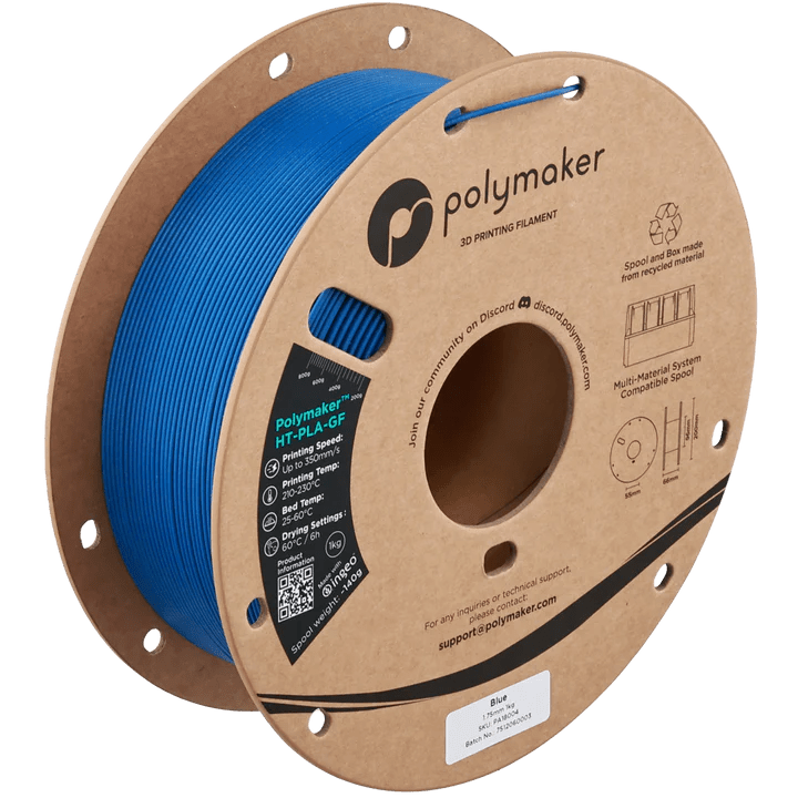 Polymaker HT - PLA - GF Glass Fiber High Temperature PLA - Extra Strong - West3D 3D Printing Supplies - Polymaker
