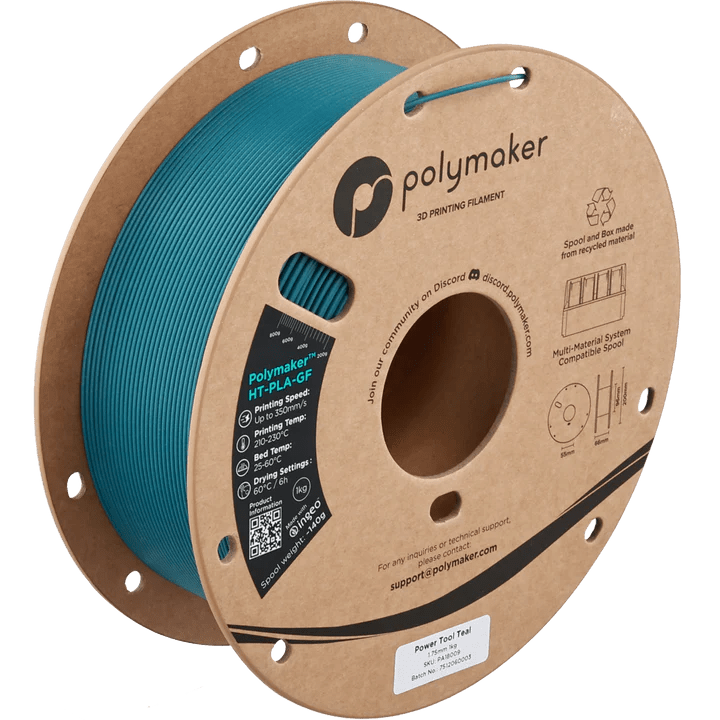 Polymaker HT - PLA - GF Glass Fiber High Temperature PLA - Extra Strong - West3D 3D Printing Supplies - Polymaker