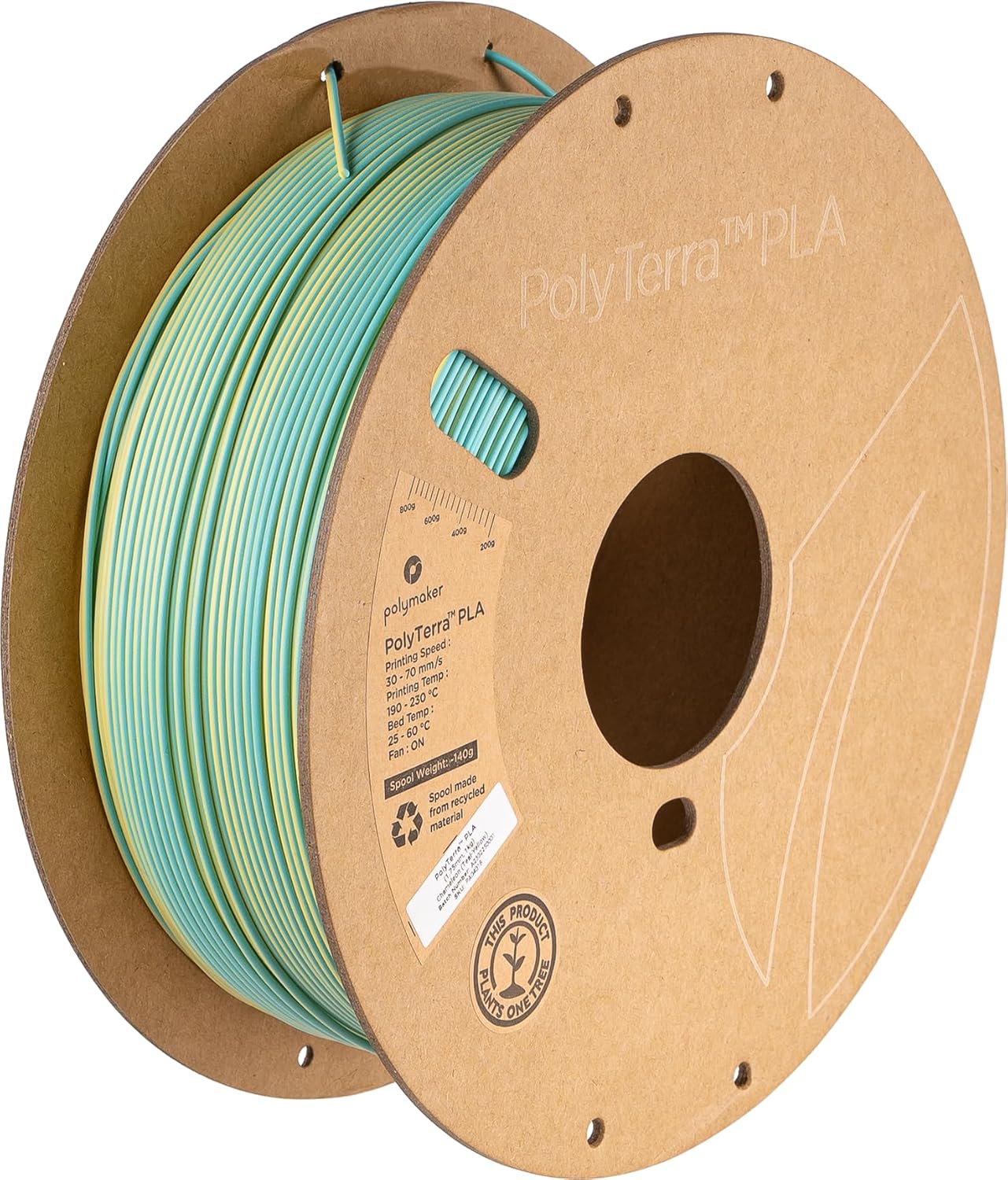 Polymaker Panchroma Dual Matte PLA 3D Printer Filament 1KG 1.75mm - West3D 3D Printing Supplies - Polymaker