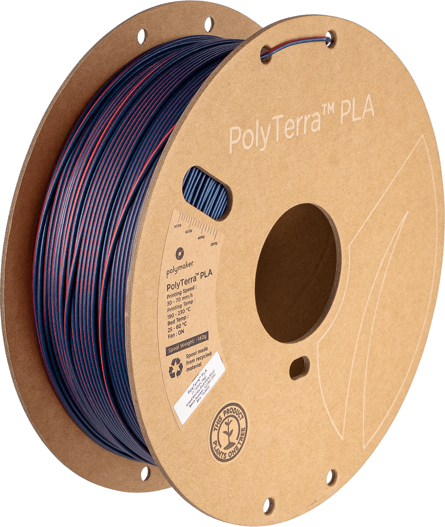 Polymaker Panchroma Dual Matte PLA 3D Printer Filament 1KG 1.75mm - West3D 3D Printing Supplies - Polymaker