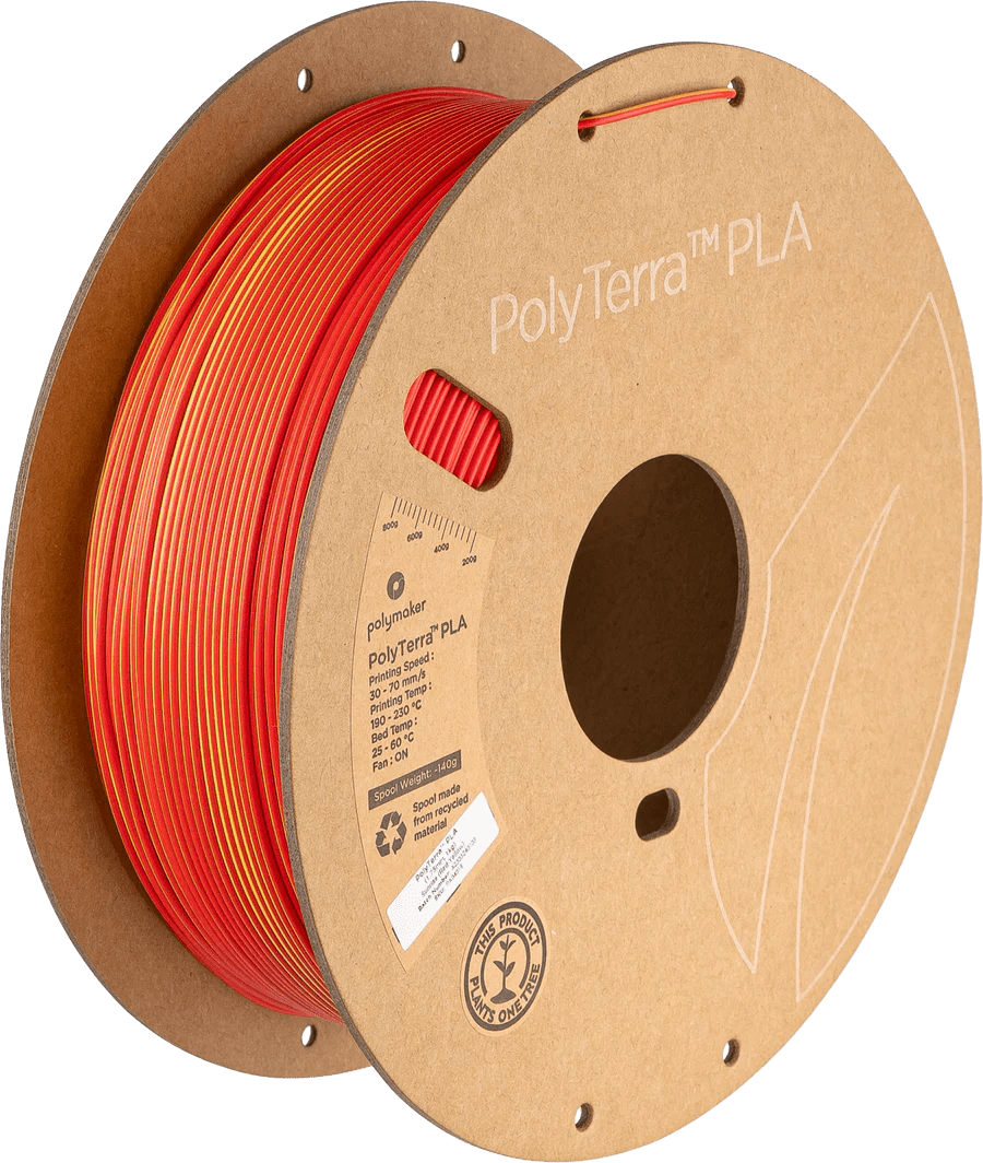 Polymaker Panchroma Dual Matte PLA 3D Printer Filament 1KG 1.75mm - West3D 3D Printing Supplies - Polymaker