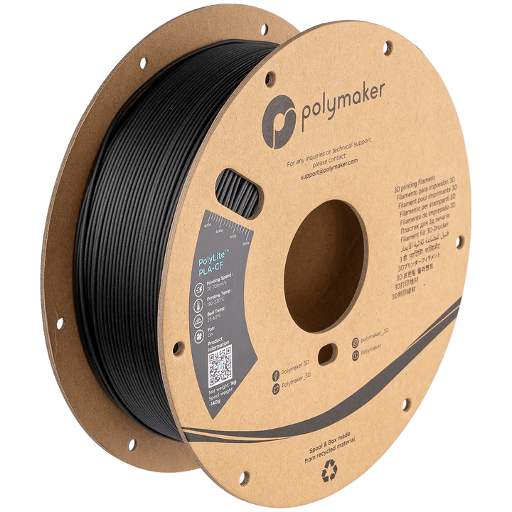 Polymaker PLA - CF Carbon Fiber Filled PLA - West3D 3D Printing Supplies - Polymaker