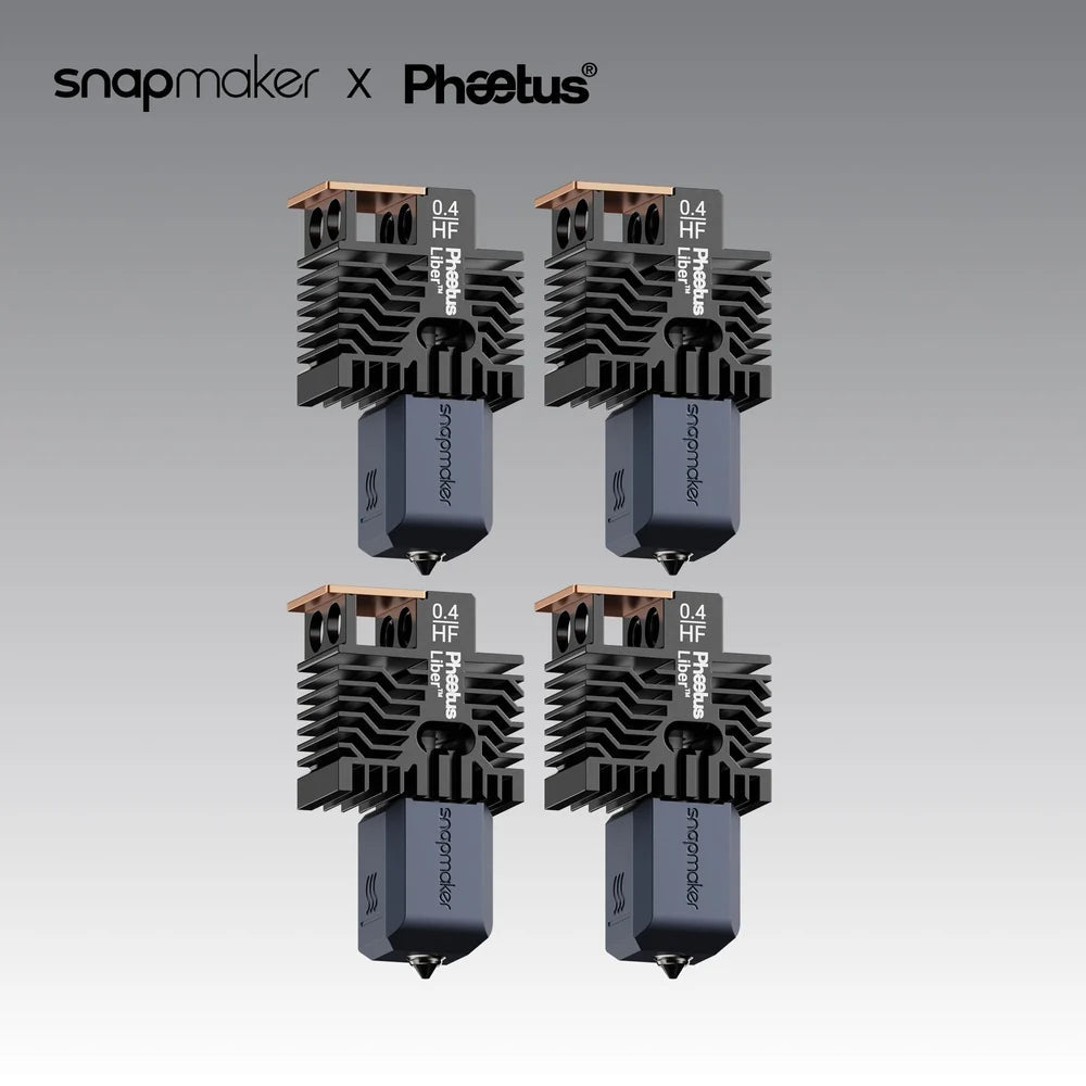 Snapmaker × Phaetus Liber High Flow Hotend for U1 (1 pack or 4 pack) - West3D 3D Printing Supplies - Phaetus