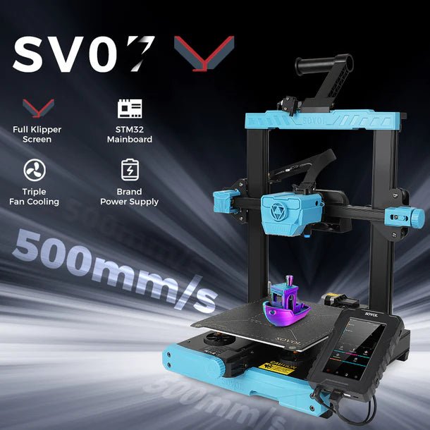 SOVOL SV07 and SV07 Plus - Klipper 3D Printer - All - metal hot end auto bed leveling (ABL) Direct Drive - West3D 3D Printing Supplies - SOVOL