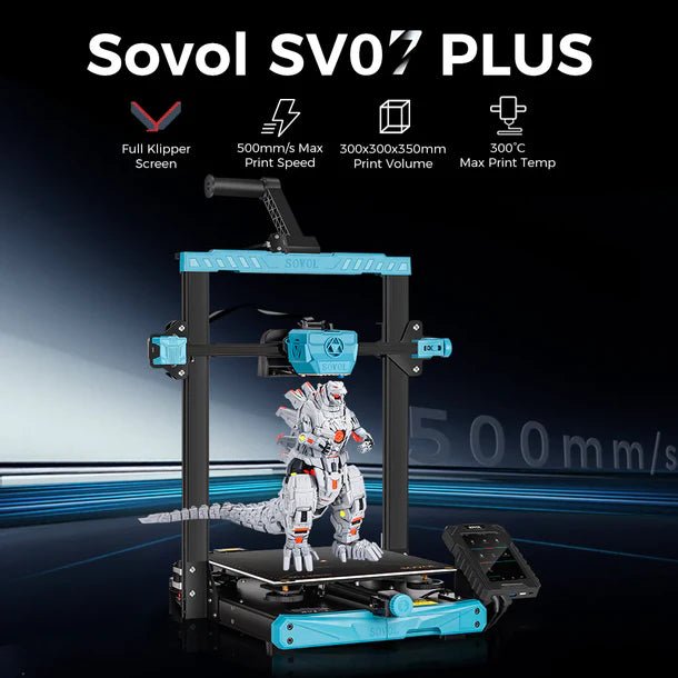 SOVOL SV07 and SV07 Plus - Klipper 3D Printer - All - metal hot end auto bed leveling (ABL) Direct Drive - West3D 3D Printing Supplies - SOVOL