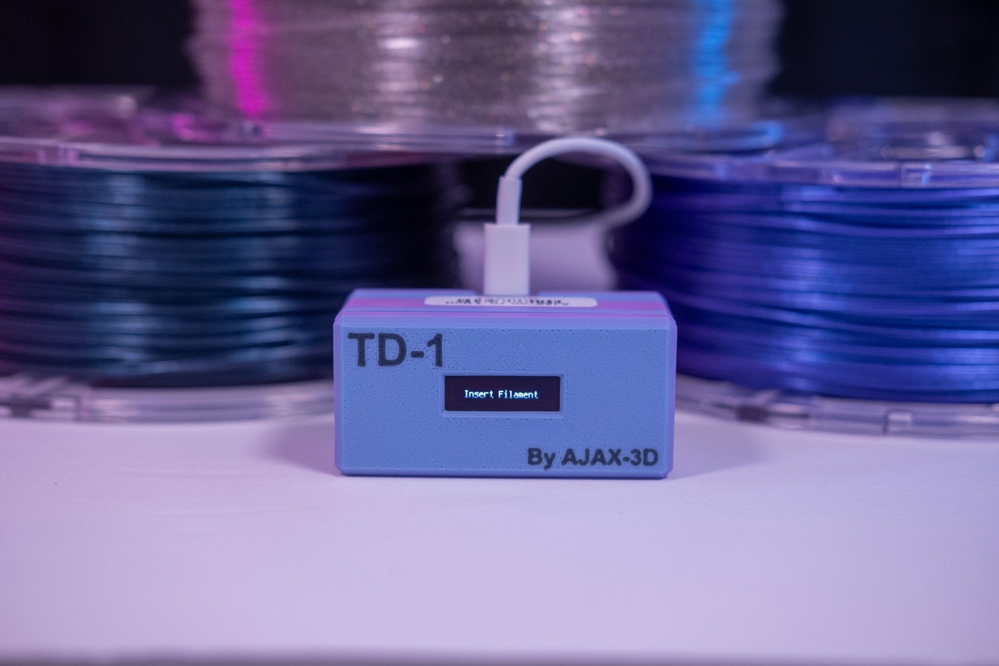 TD-1 Instant Filament TD (Transmissivity) Tester for HueForge (1.75mm