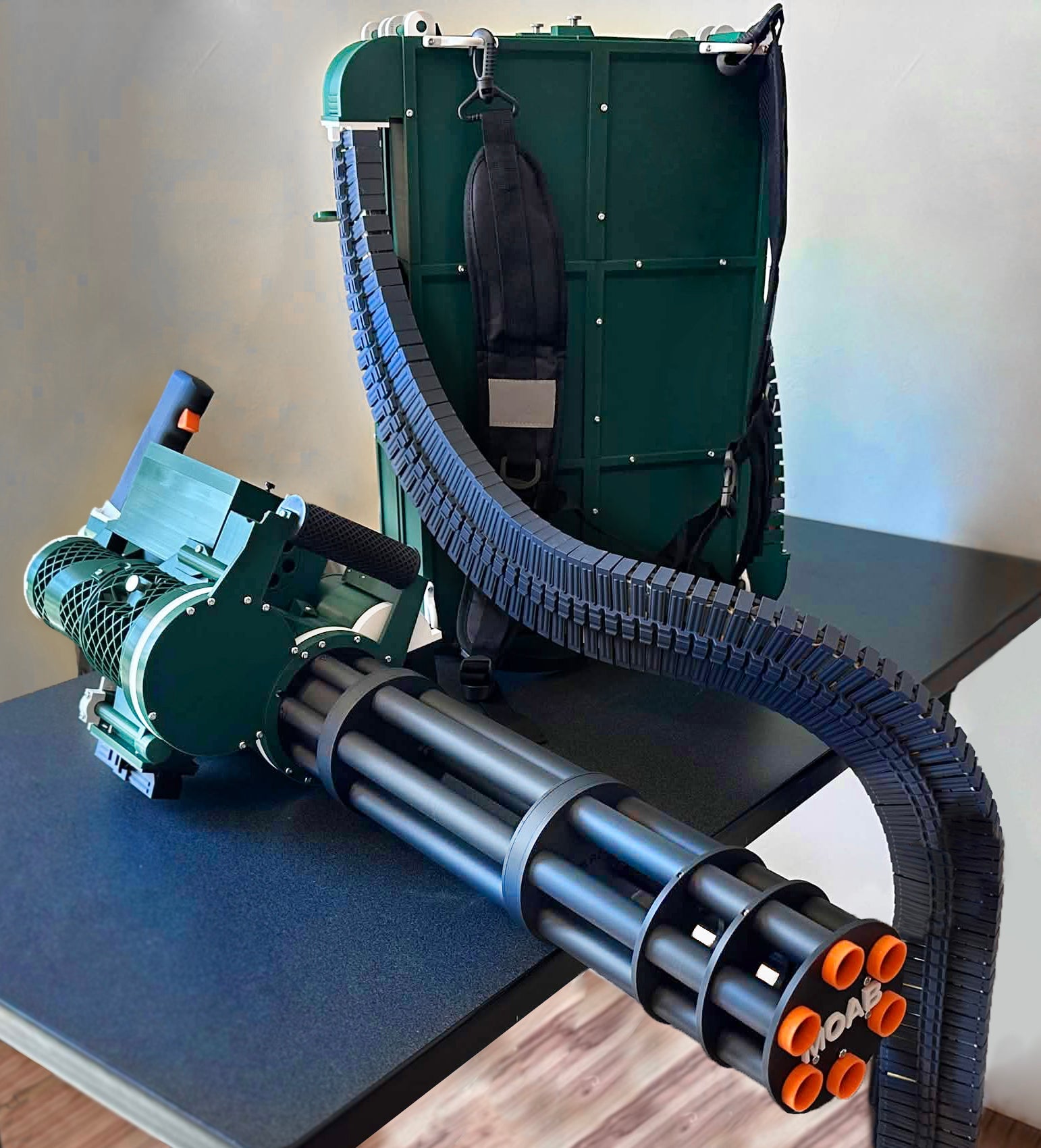 The Mother of All Blasters (MOAB) Dart Blaster Kit by GatlingTommy - 50 darts per second! - West3D 3D Printing Supplies - LDO Systems