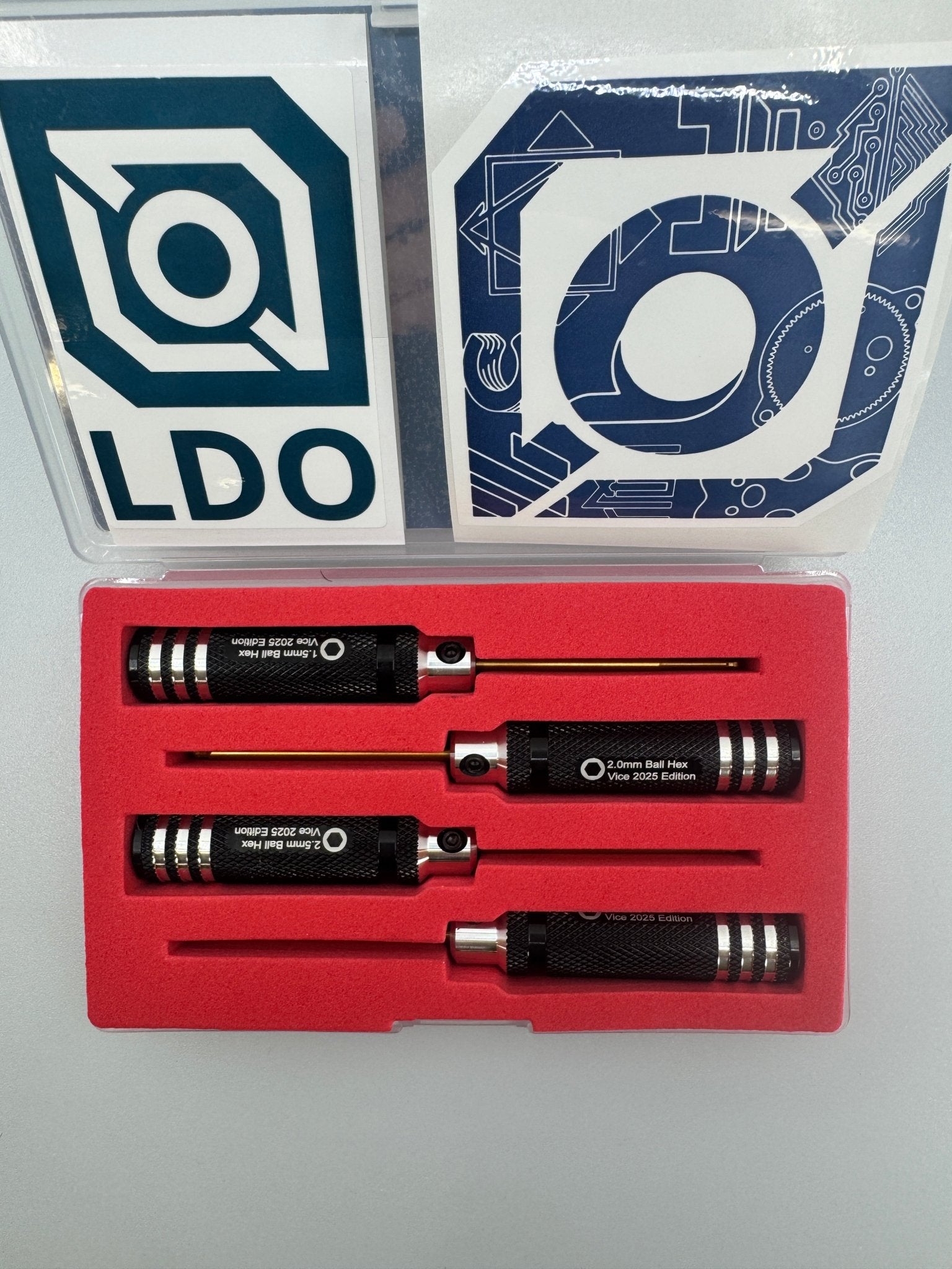 Voron VICE Special Edition Set of 4 Ball End Metric Hex Key Drivers fo