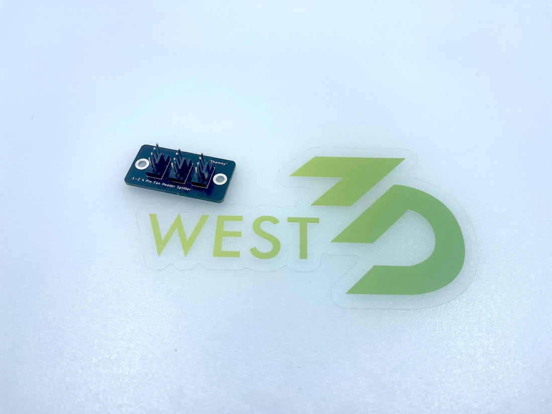 1x4 Fan Header Splitter by Shammy (4 Pin 1 to 2 Fan Splitter) PCB