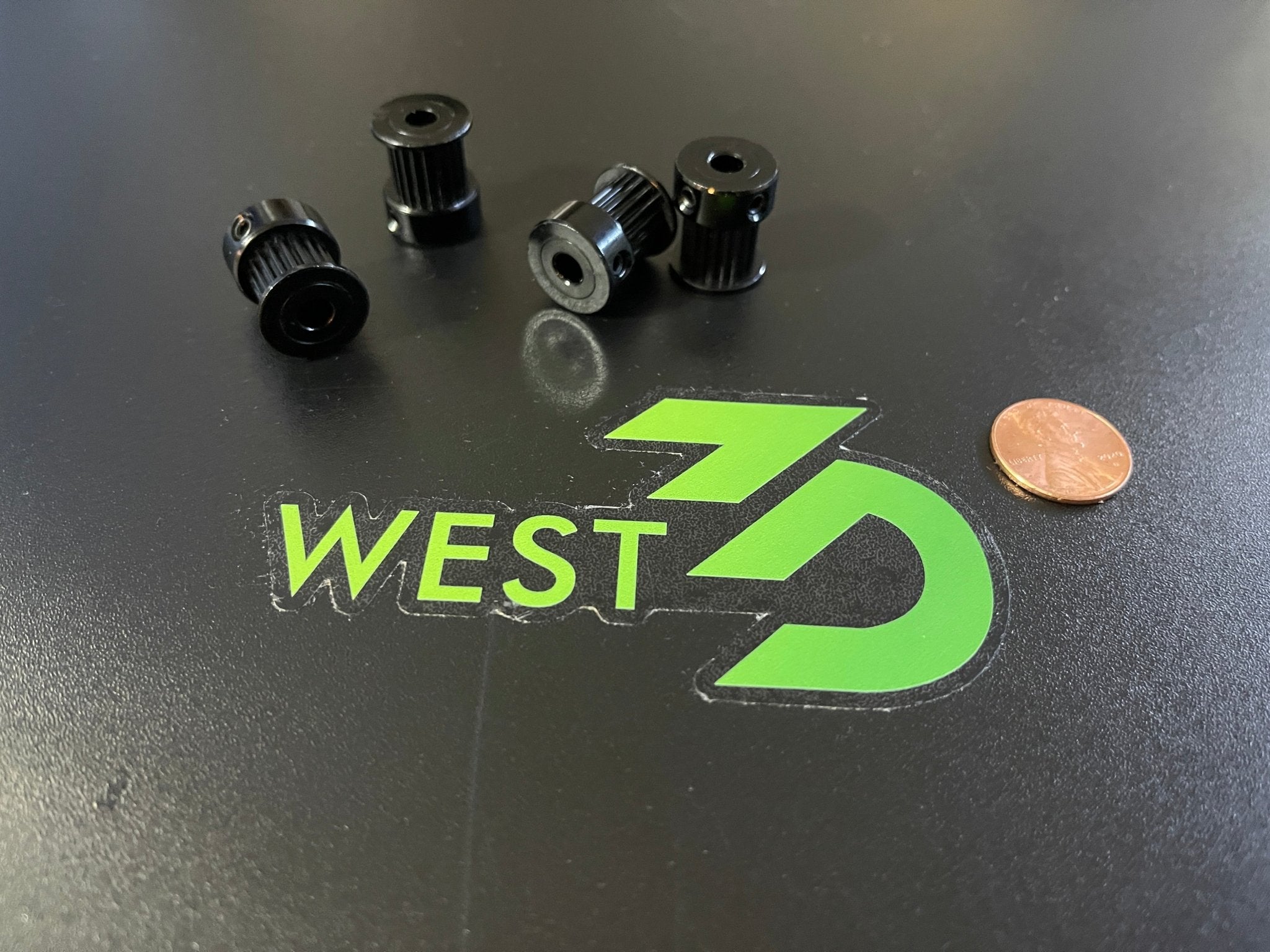 Black Pulleys and Idlers (GT2 20T, GT2 16T) - West3D Printing - NA