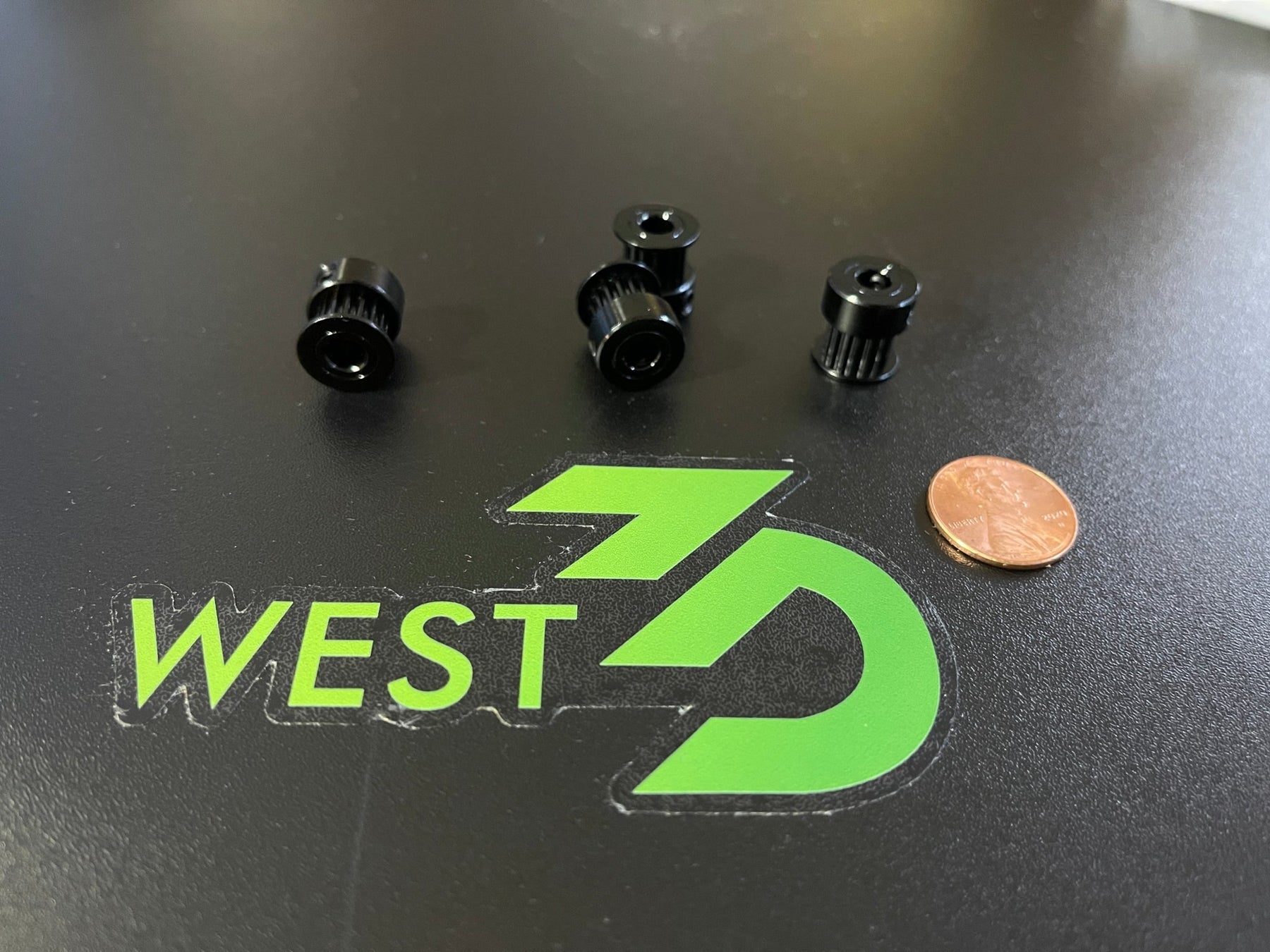 Black Pulleys and Idlers (GT2 20T, GT2 16T)