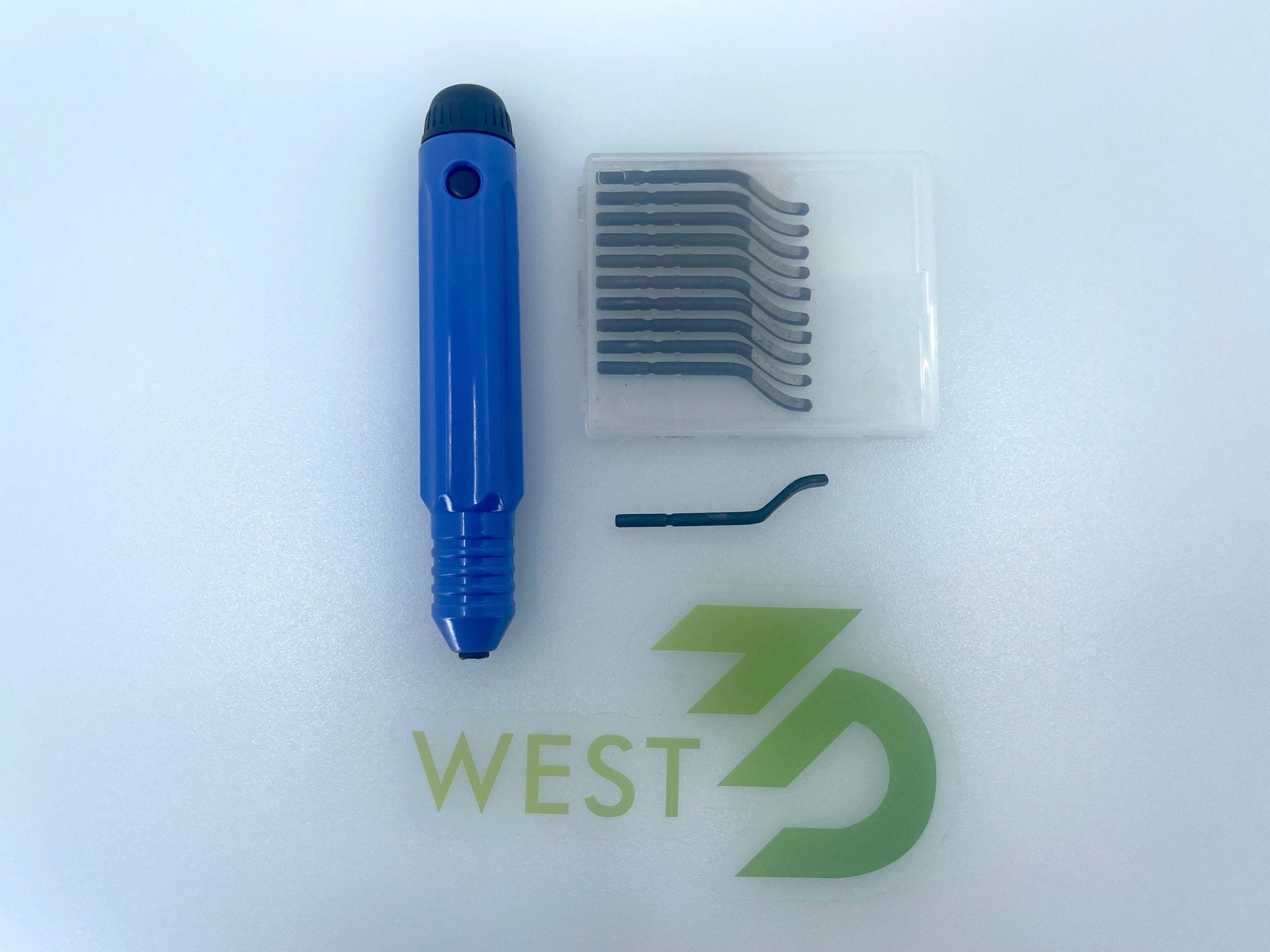 Deburring tool with 10 rotary deburr blades for 3D printing post processing - West3D Printing - N/A