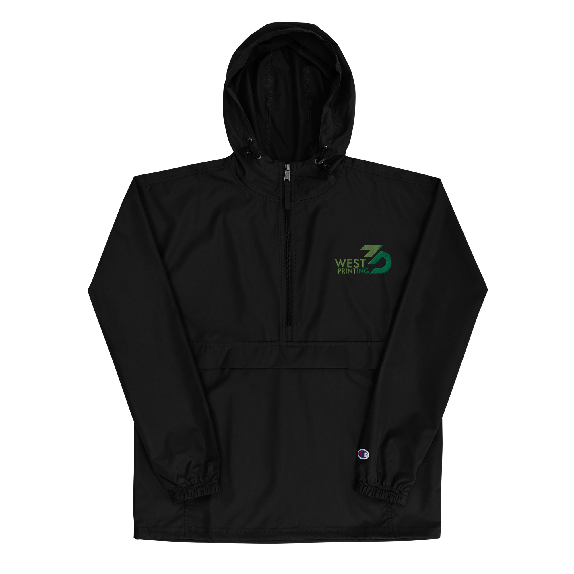 Embroidered Champion Packable Jacket - West3D Printing - West3D Printing