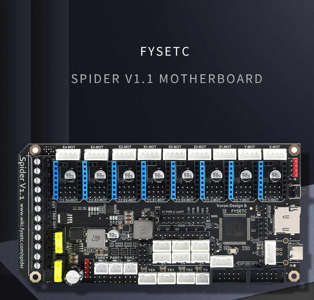 FYSETC Spider V2.3 Motherboard 32Bit Controller Board - West3D Printing - FYSETC