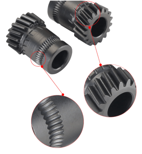 Hardened RNC Helical Gear for double gear extruders (e.g. V1/V2, Sherpa etc.) - West3D Printing - FYSETC