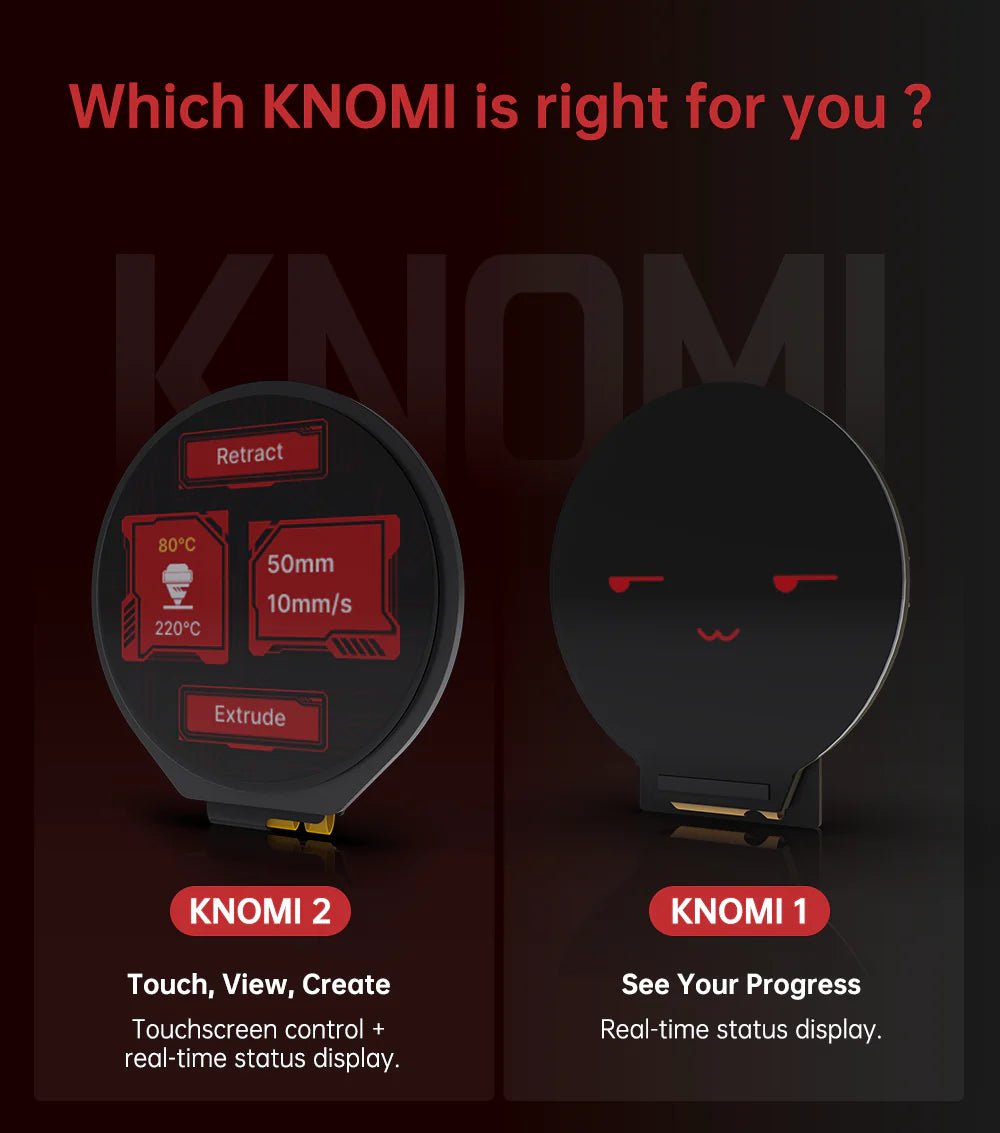 Knomi Toolhead Display for Klipper Printers - West3D 3D Printing Supplies - BTT