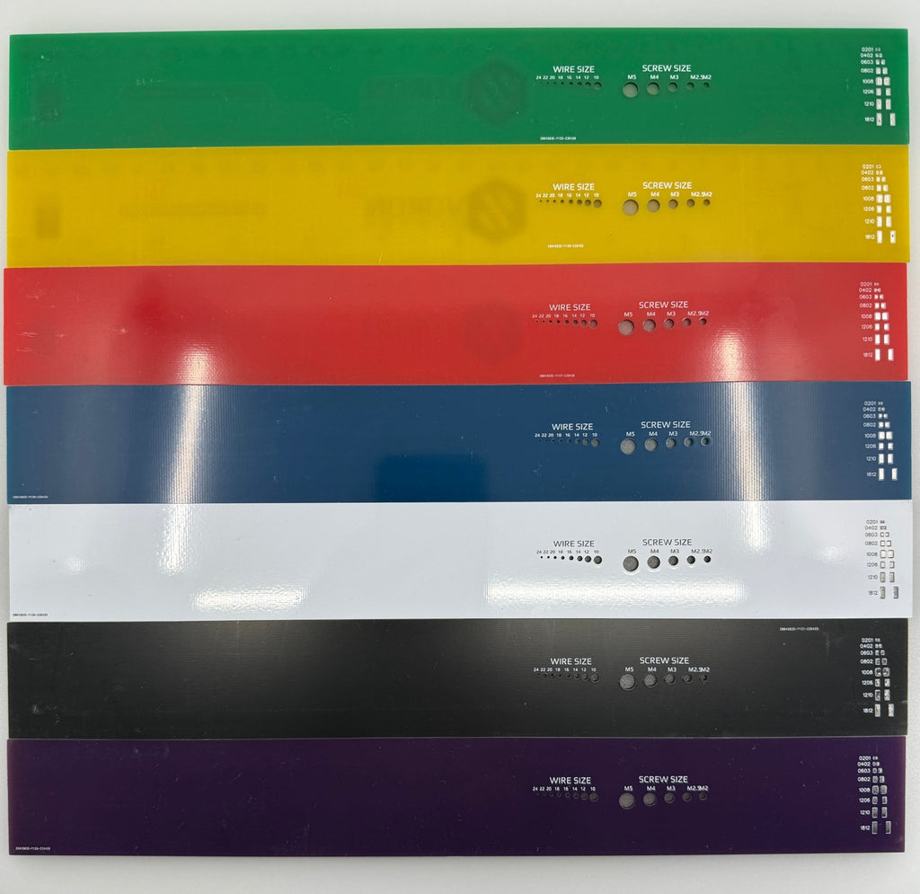 Multiple Colour Rulers Never Grow Up Ruler - Voron Design PCB Ruler Multi-functional (Multipl
