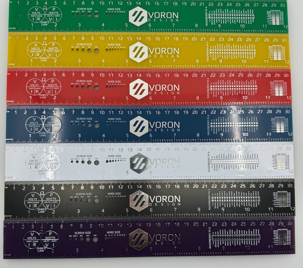 Never Grow Up Ruler - Voron Design PCB Ruler Multi-functional (Multipl