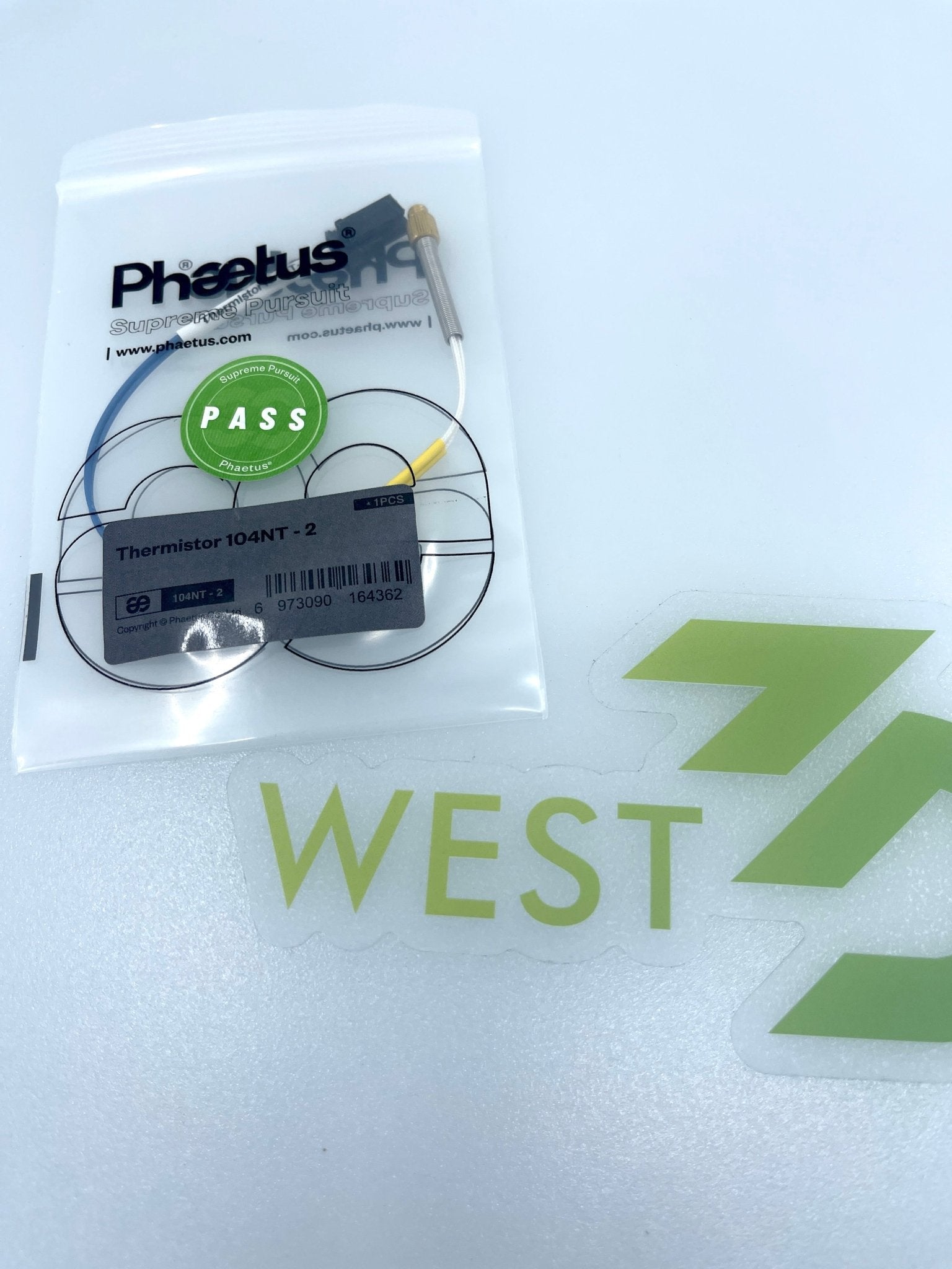 Phaetus Rapido 2 104NT and PT1000 Temperature Sensor (Thermistor) Replacement - West3D Printing - Phaetus