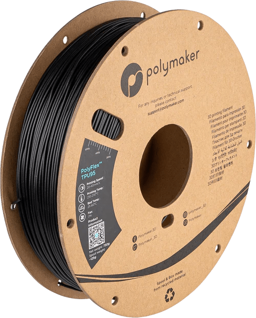 Polymaker PolyFlex TPU95 3D Printer Filament 1KG 1.75mm - West3D 3D Printing Supplies - Polymaker