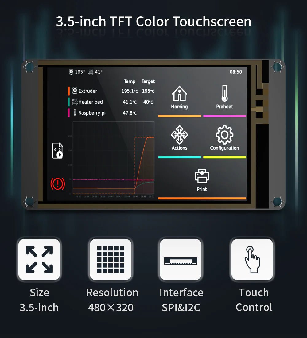 Touch Screen Display 3.5-inch TFT35 SPI (BTT) - West3D Printing - BTT