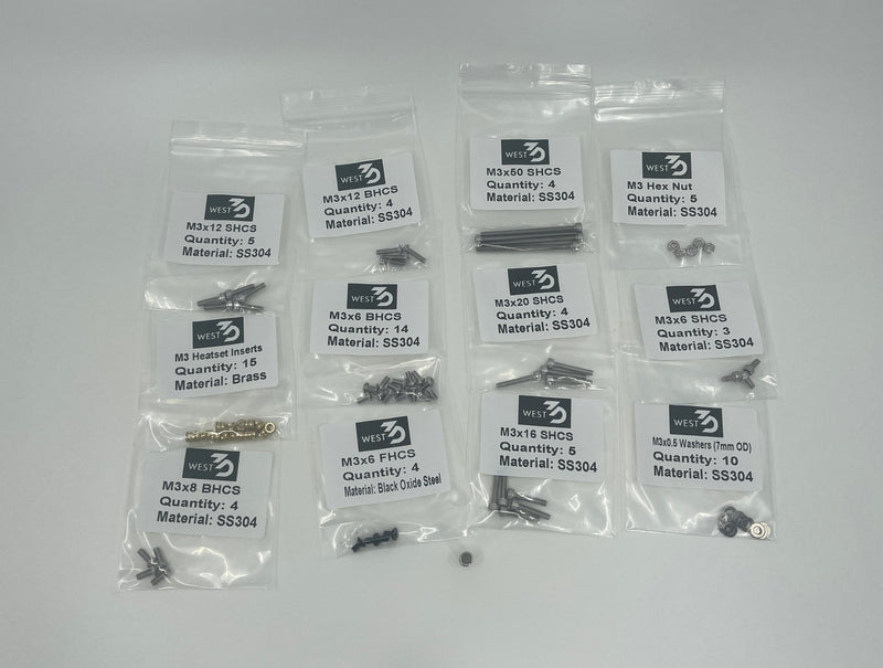 Voron Tap Fastener kit (updated)