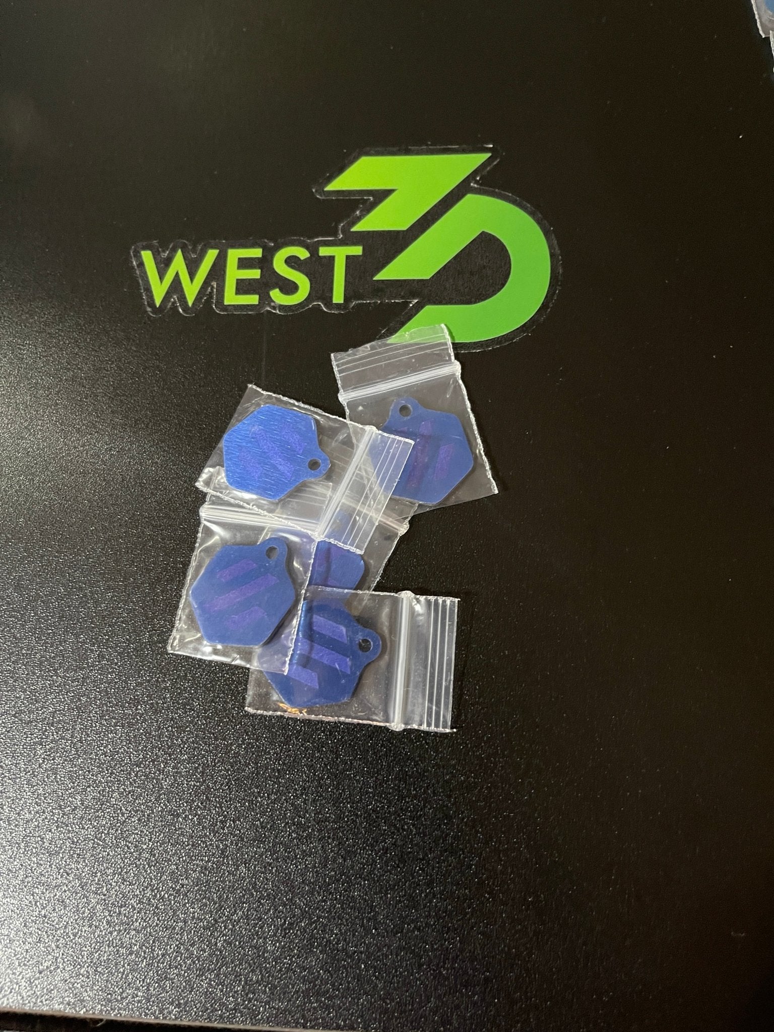 Voron / West3D Anodized Keychains