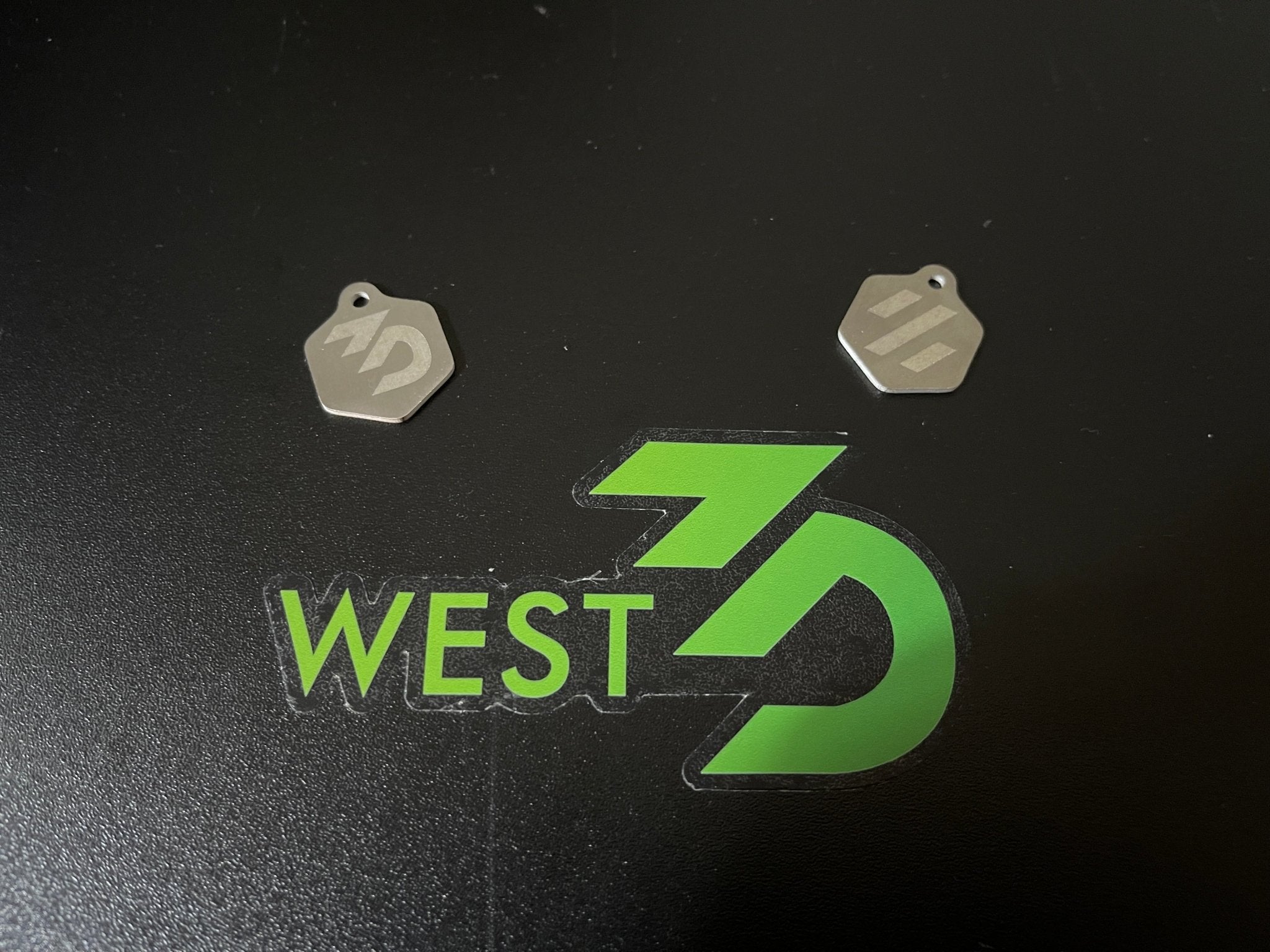 Voron / West3D Stainless Steel Laser Etched Keychains - West3D Printing - Whoppingpochard
