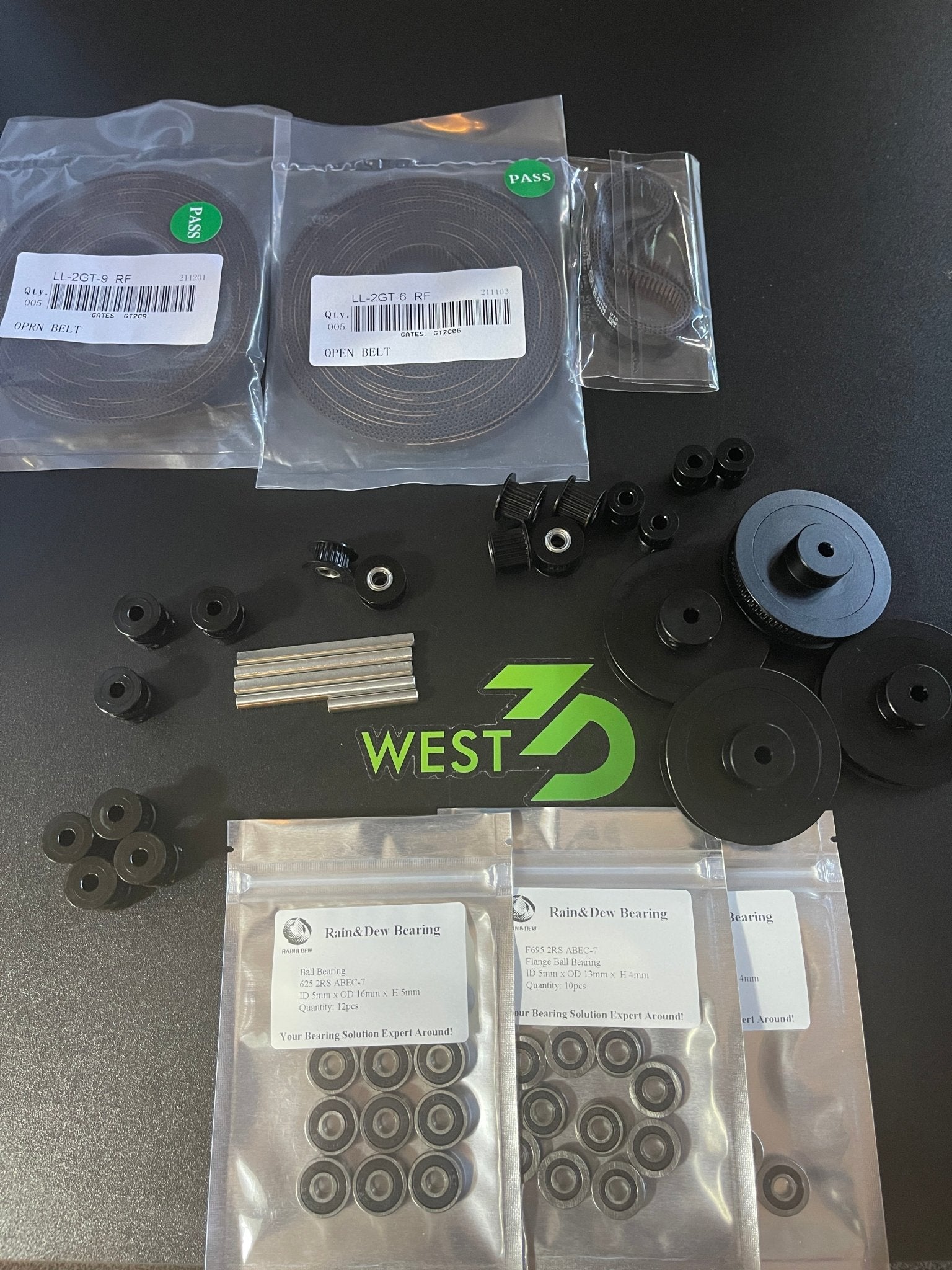 West3D BDM VORON 2.4 Motion Set - Silver / Darkside (Black) - West3D Printing - WEST3D