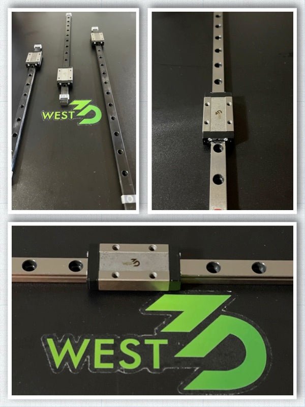 West3D Printing MGN12H-1R-300/350/400/450 Linear Rails with Carriages CNA - West3D Printing - CNA / West3D