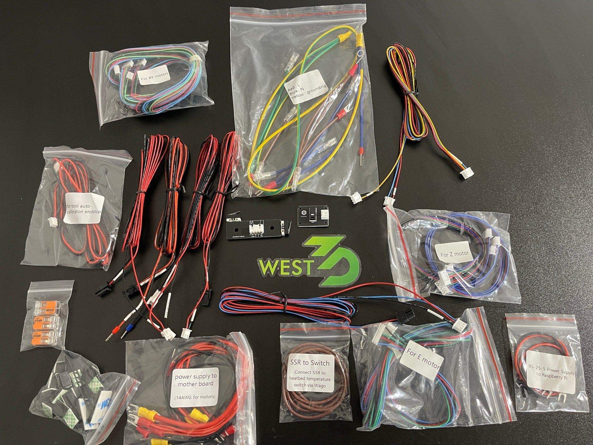 Wiring Harness for Voron Trident with PCBs - West3D Printing - NA