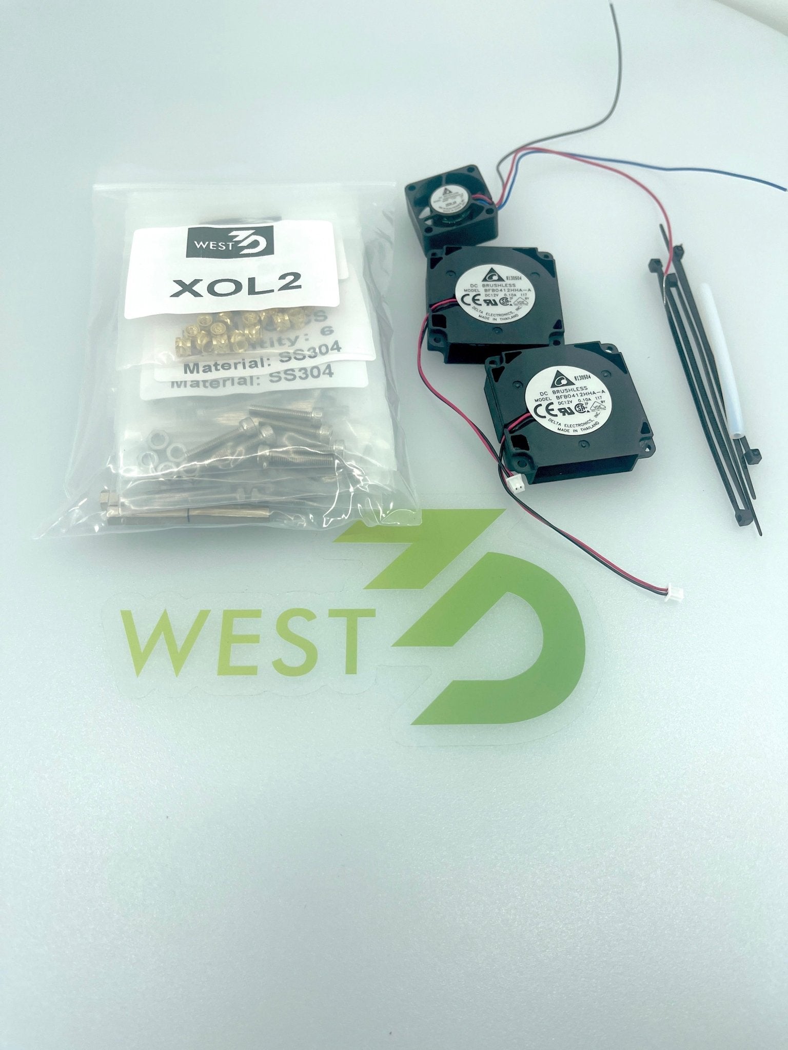 XOL-Toolhead by Armchair Engineering (Kit by West3D) - Version with Delta Fans - West3D Printing - West3D Printing